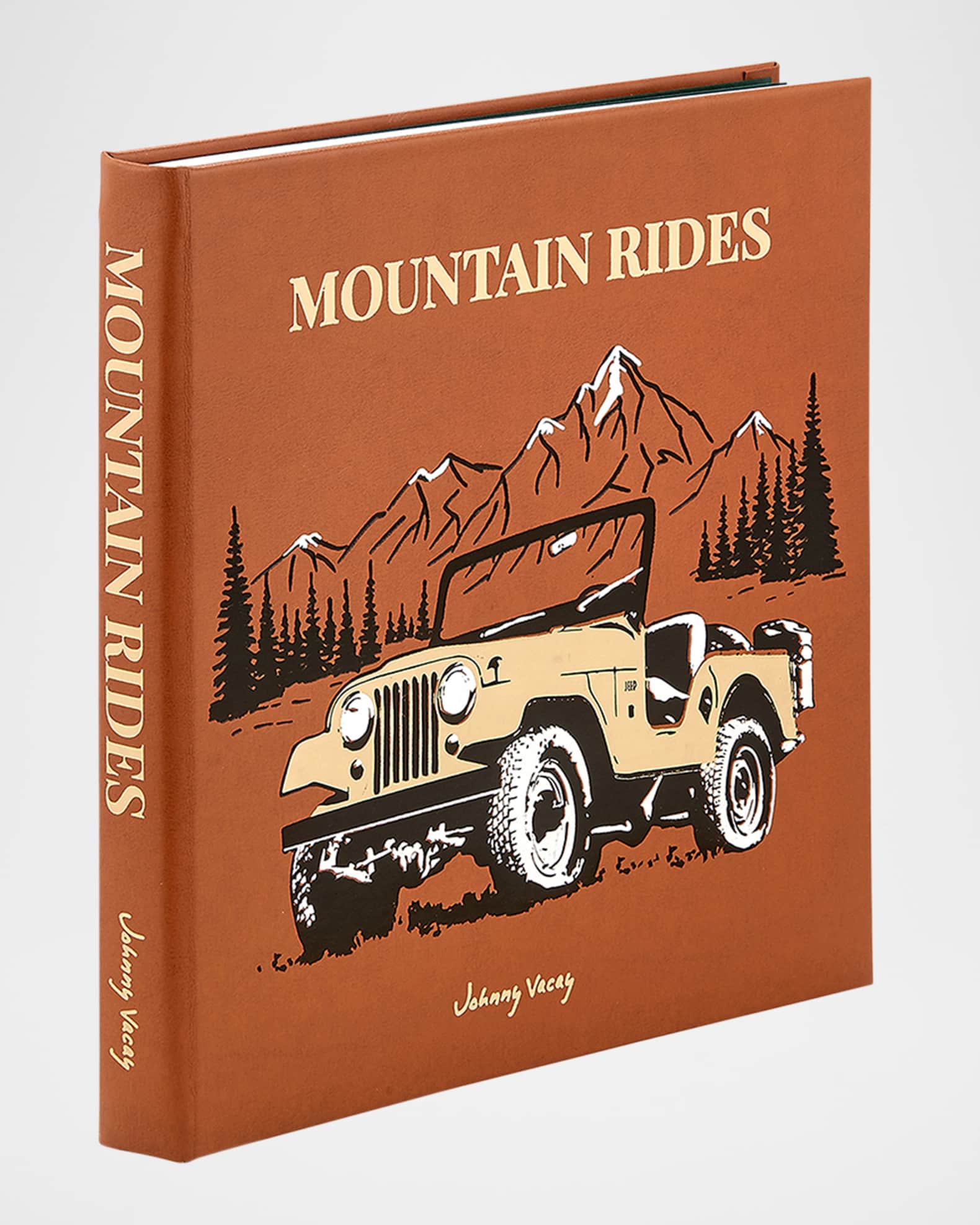 "Mountain Rides" Leather-Bound Book by Johnny Vacay 1