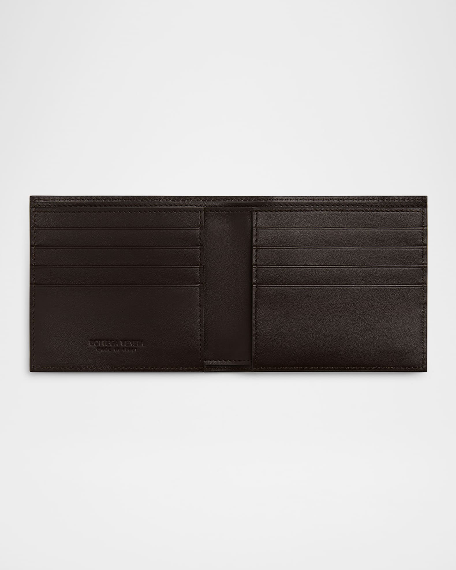 Men's Intrecciato 15 Degrade Leather Bifold Wallet 1