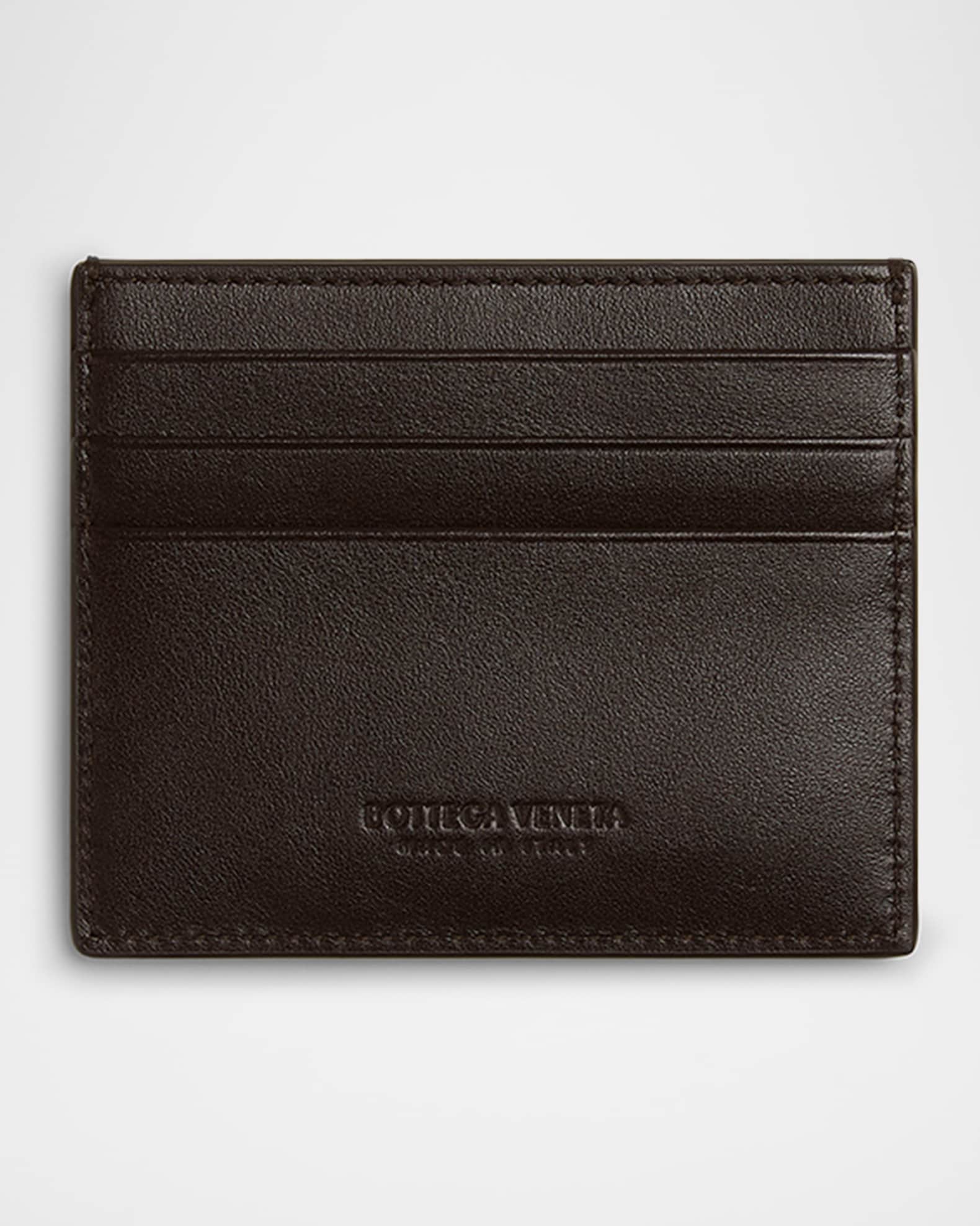 Men's Intrecciato 15 Degrade Leather Card Holder 1