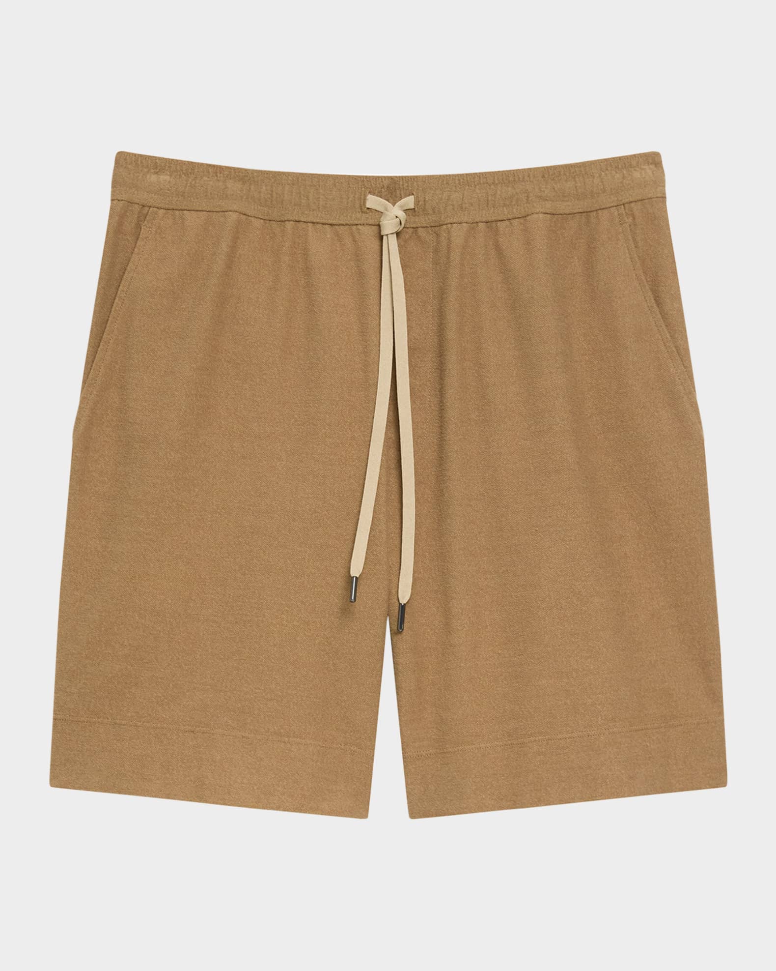Men's Relaxed Cotton Drawstring Pull-On Shorts 0