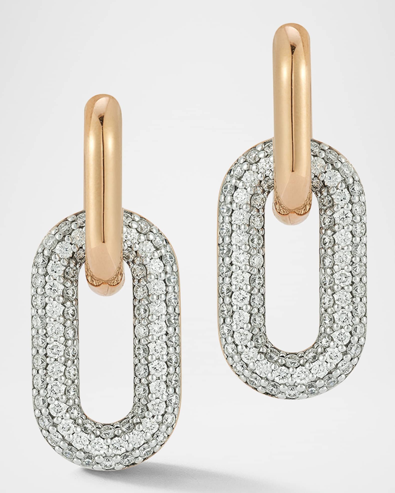 Morrell Diamond Drop Huggie Earrings 1