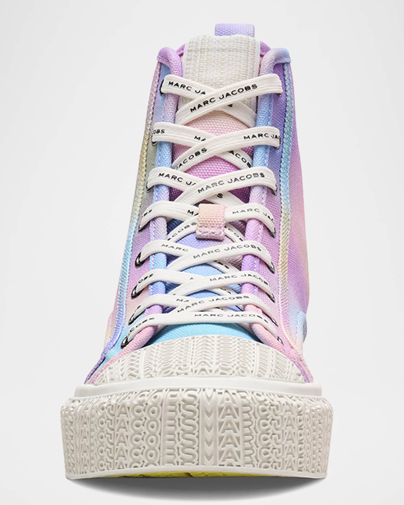スニーカー The High Top Sneakers - Marc Jacobs - Cotton - Printed Marc Jacobs The Canvas High-Top Sneakers | Neiman Marcus