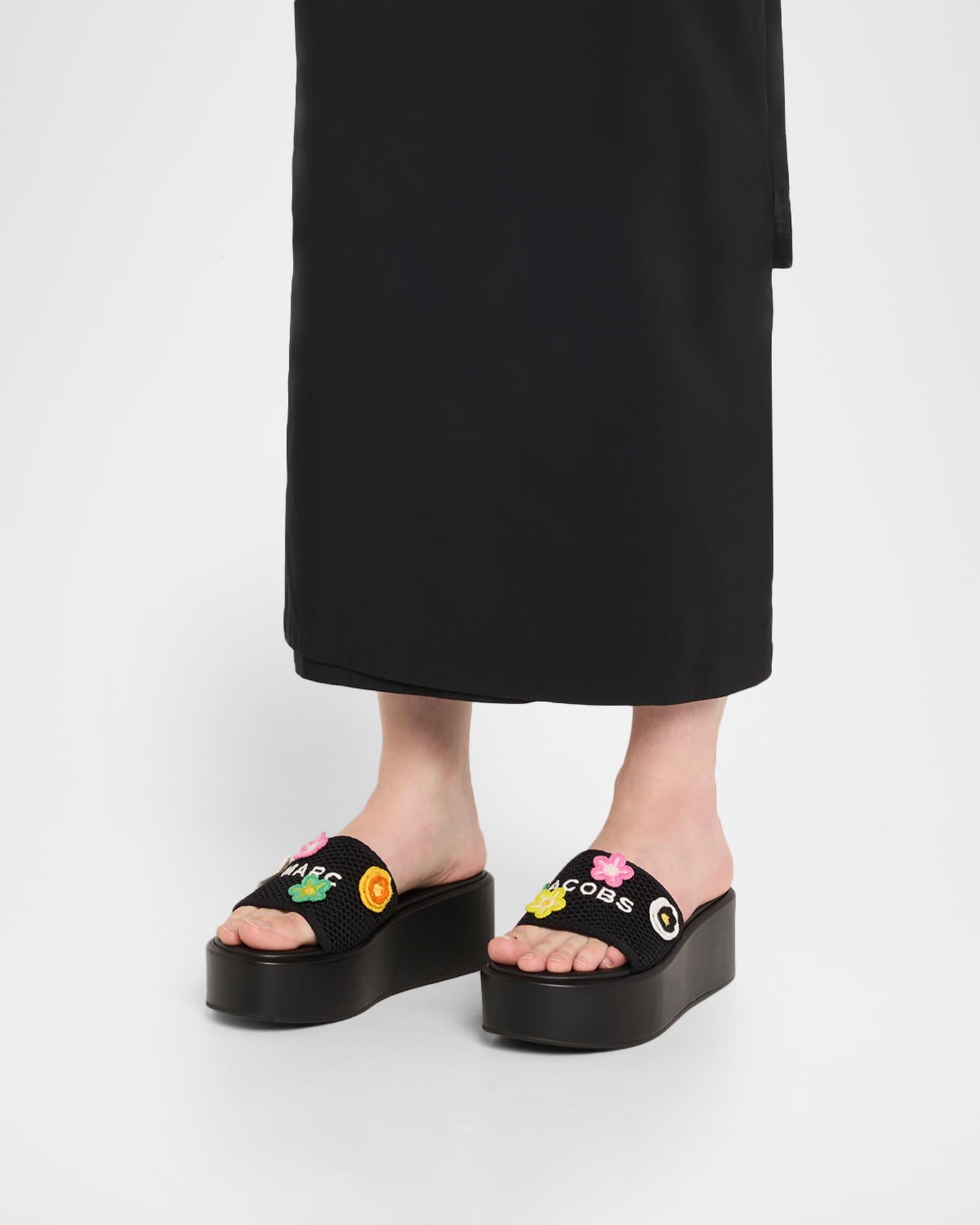 The Platform Daisy Crochet Sandals 1
