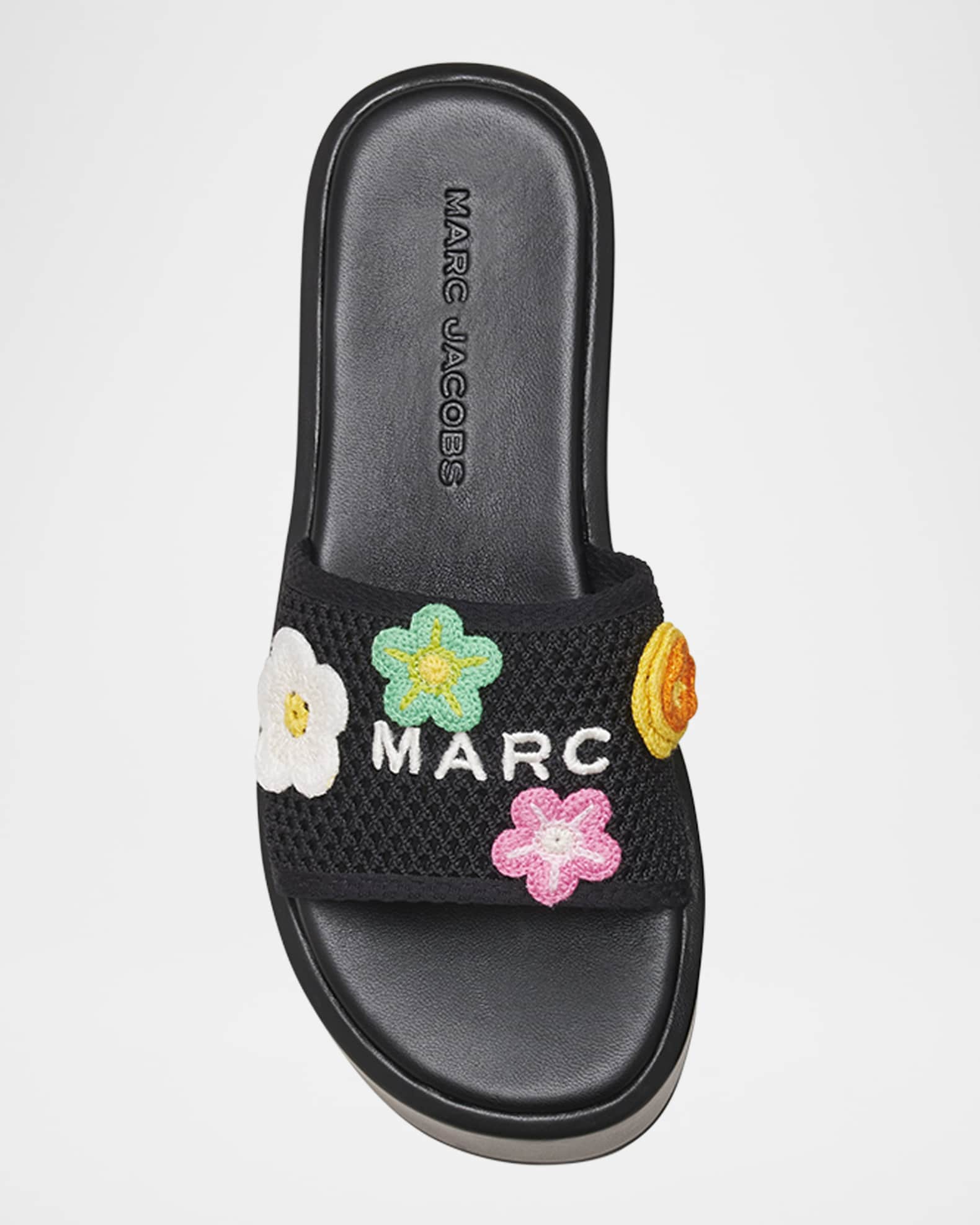 Marc Jacobs The Platform Daisy Crochet Sandals | Neiman Marcus