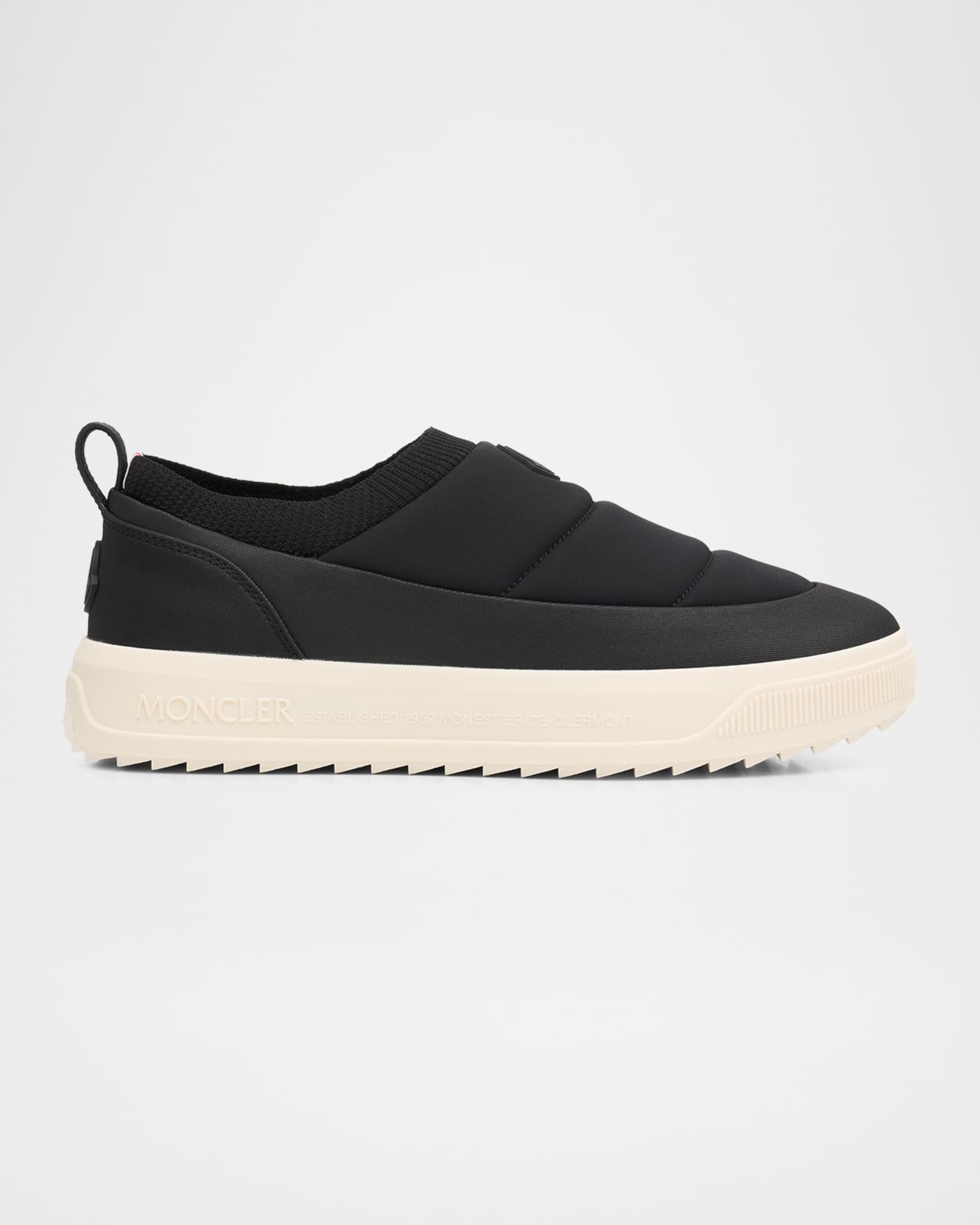 Moncler Men's Altive Quilted Nylon Slip-On Sneakers | Neiman Marcus