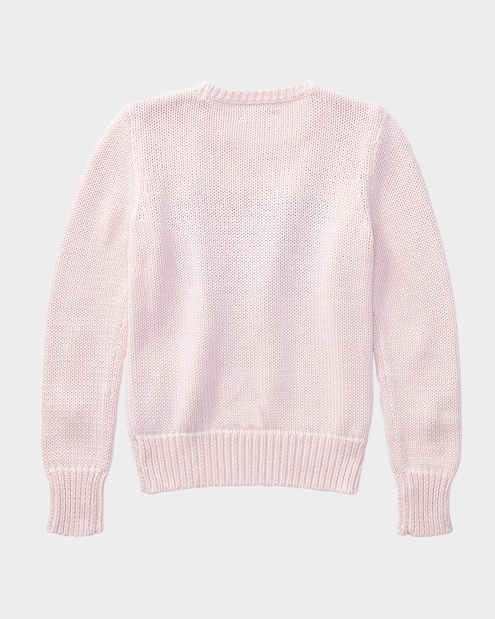 Girl's Flag Intarsia Knit Sweater, Size S-L 1