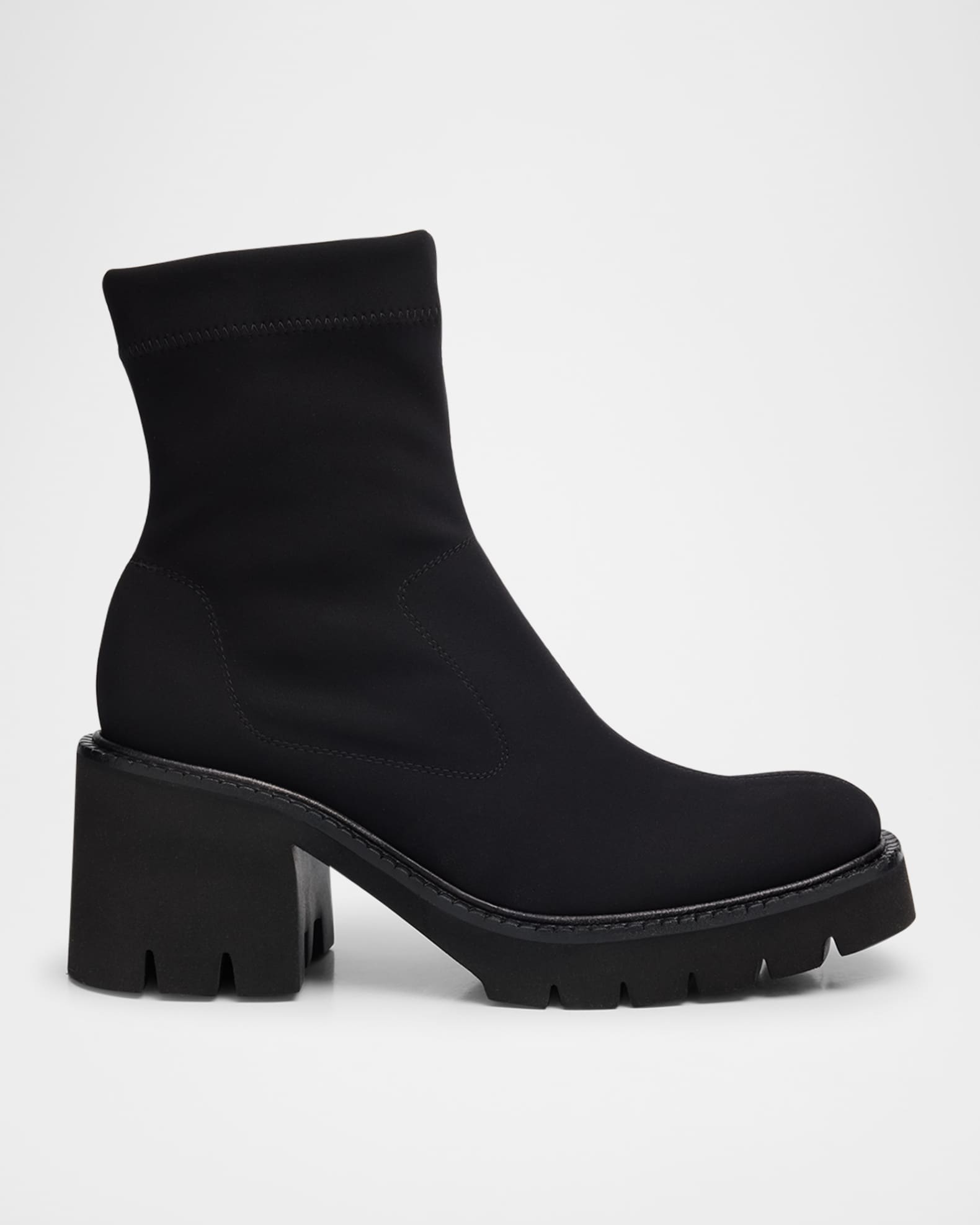 Zilia Stretch Nylon Ankle Booties 0