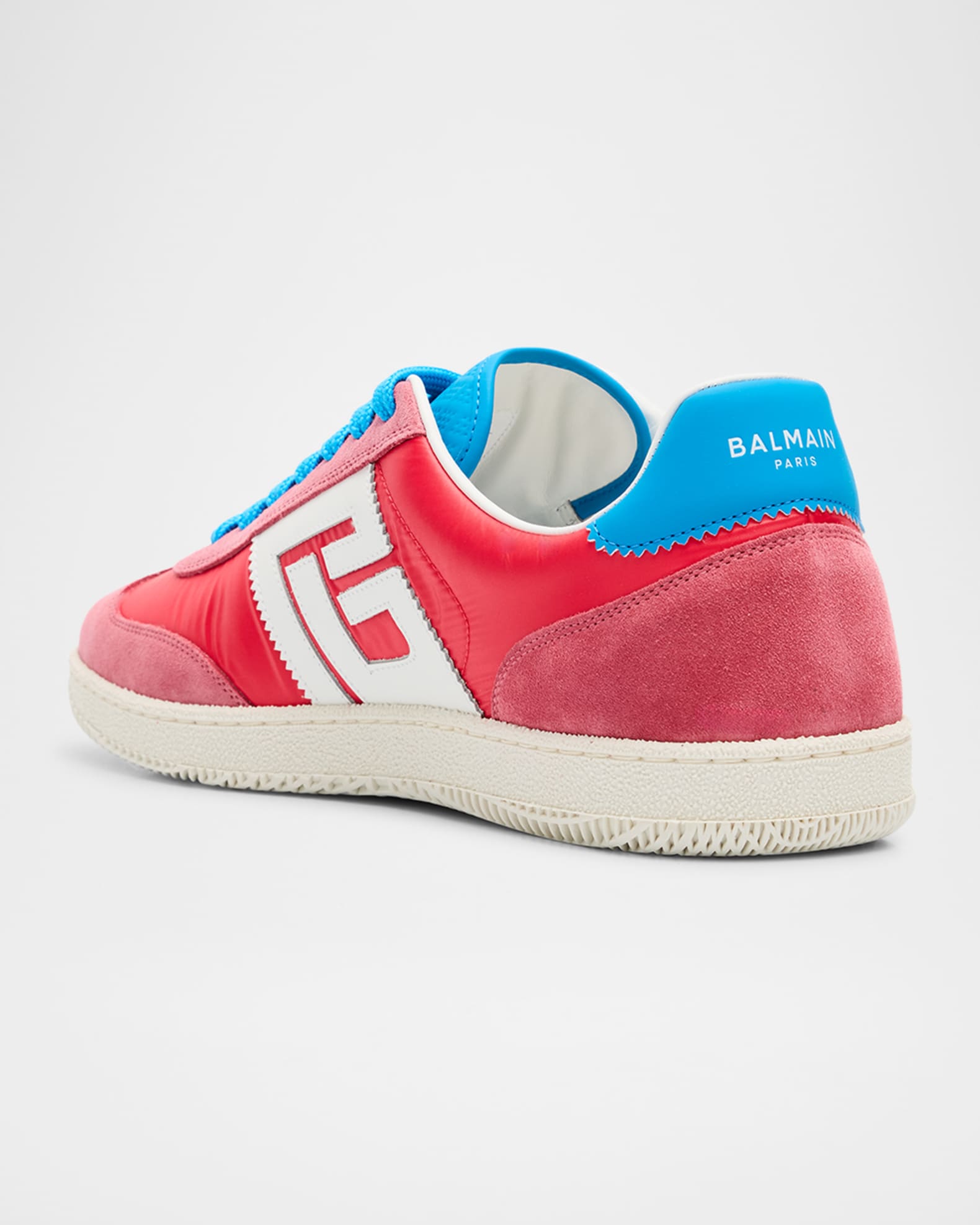 Men's Swan Suede and Nylon Low-Top Sneakers 1