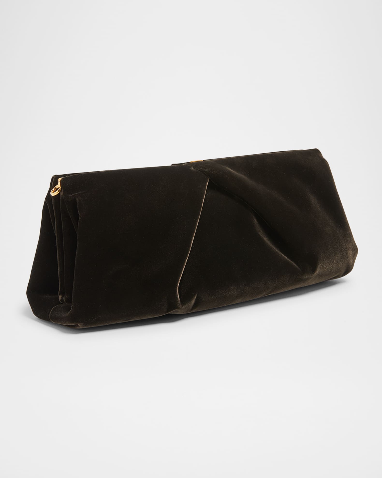 Velvety Viscose Clutch Bag 1