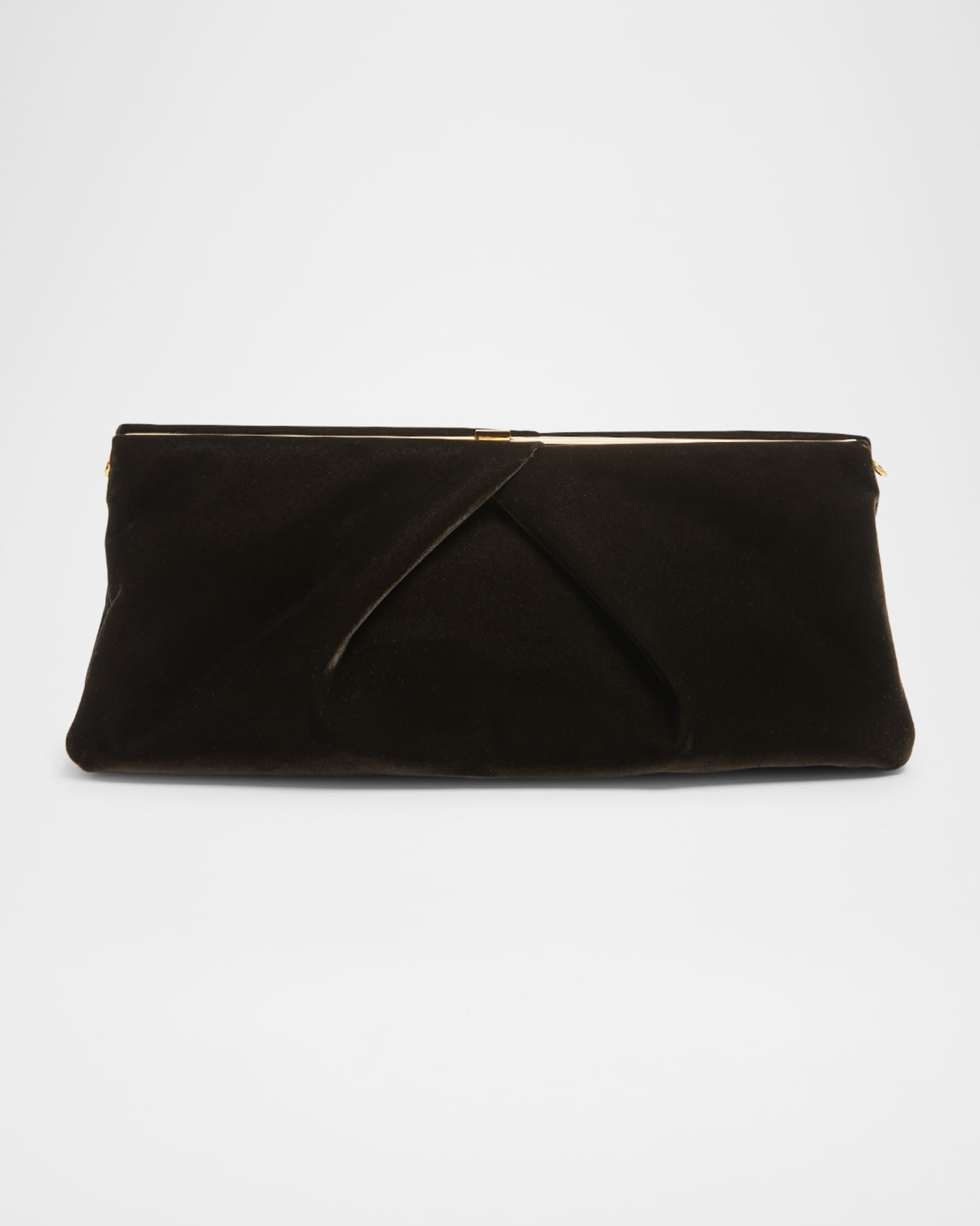 Velvety Viscose Clutch Bag 0