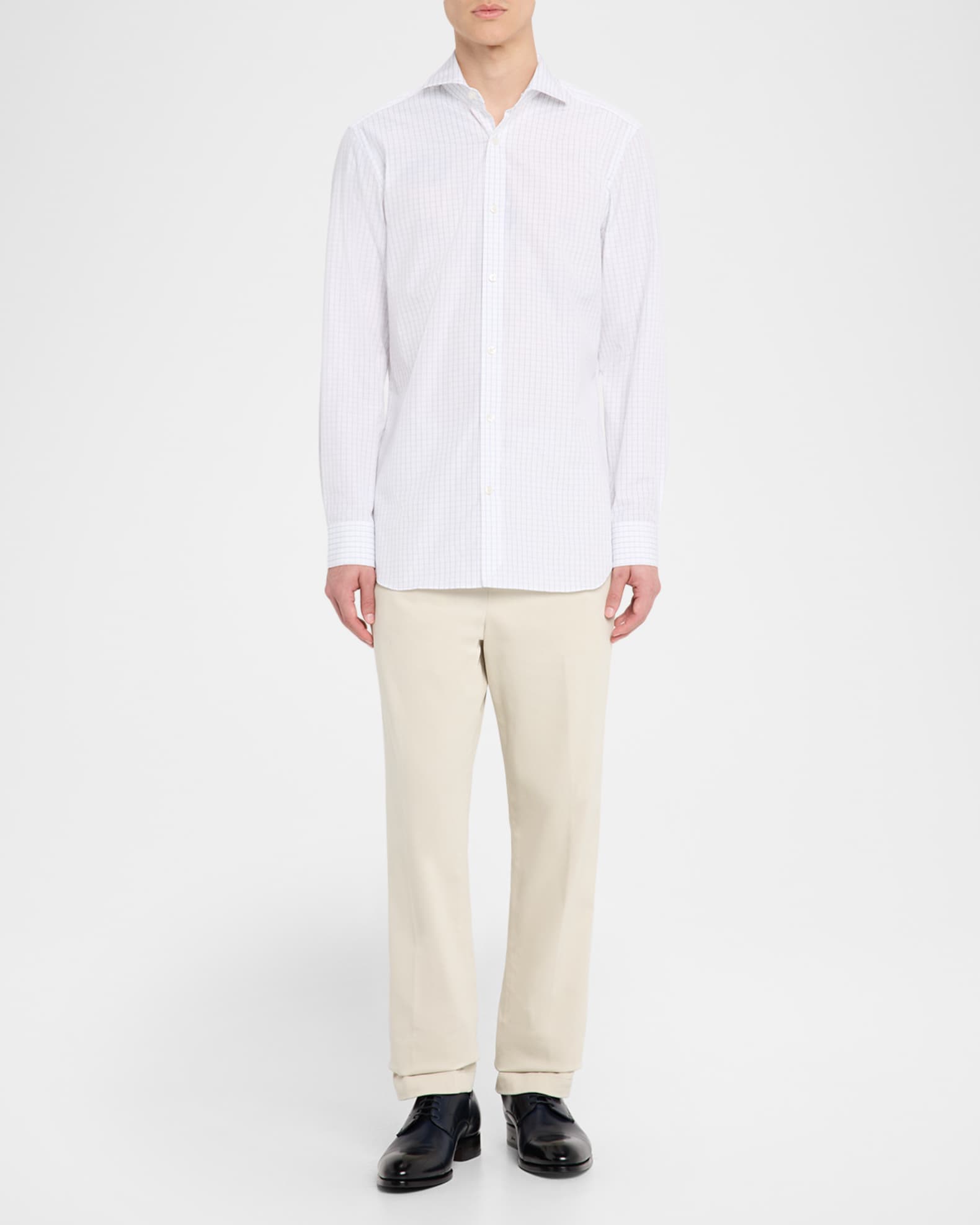 Men's Cotton Twill Straight-Leg Chino Pants 1