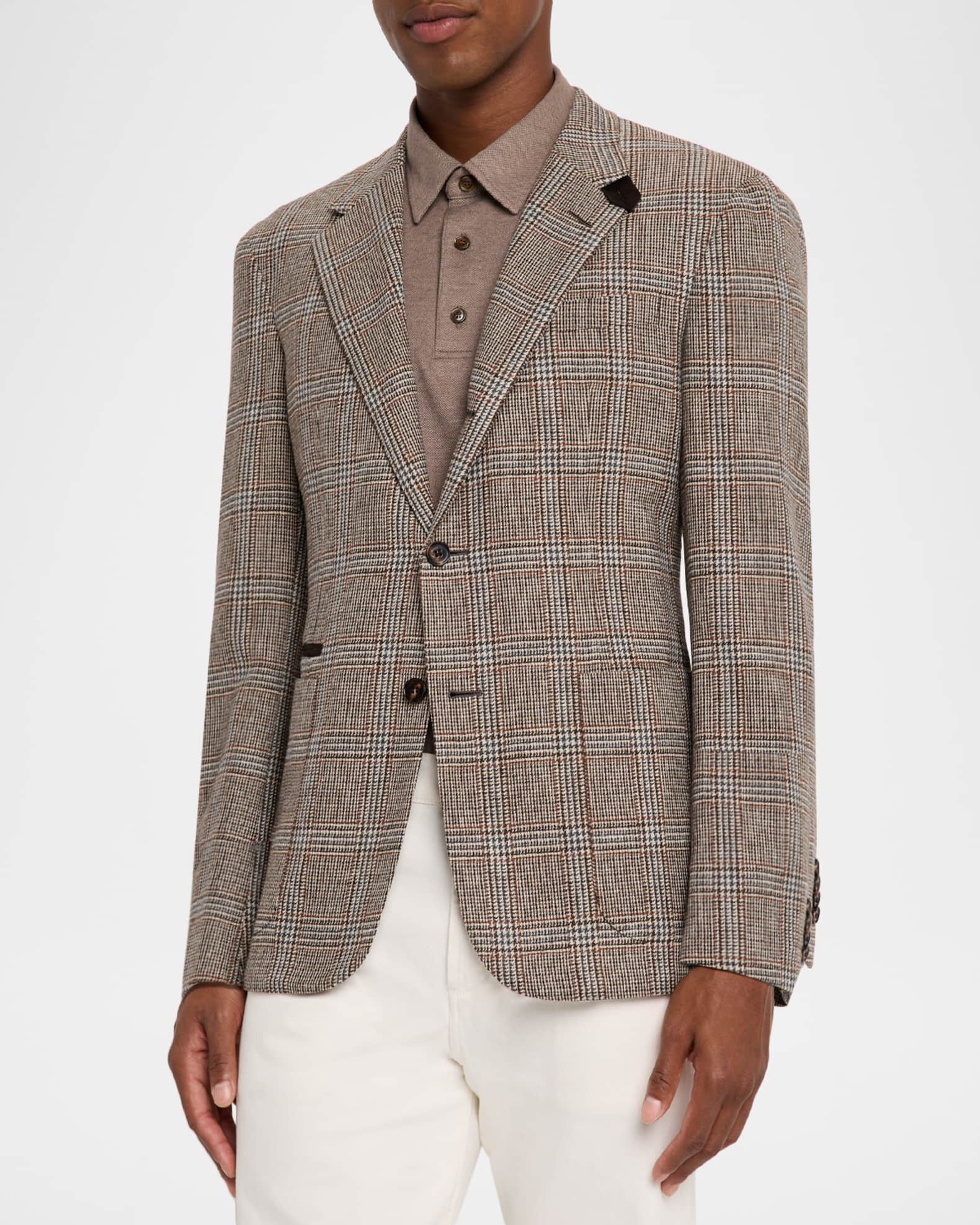 dunhill Men's Wool and Cashmere Glen Plaid Sport Coat | Neiman Marcus
