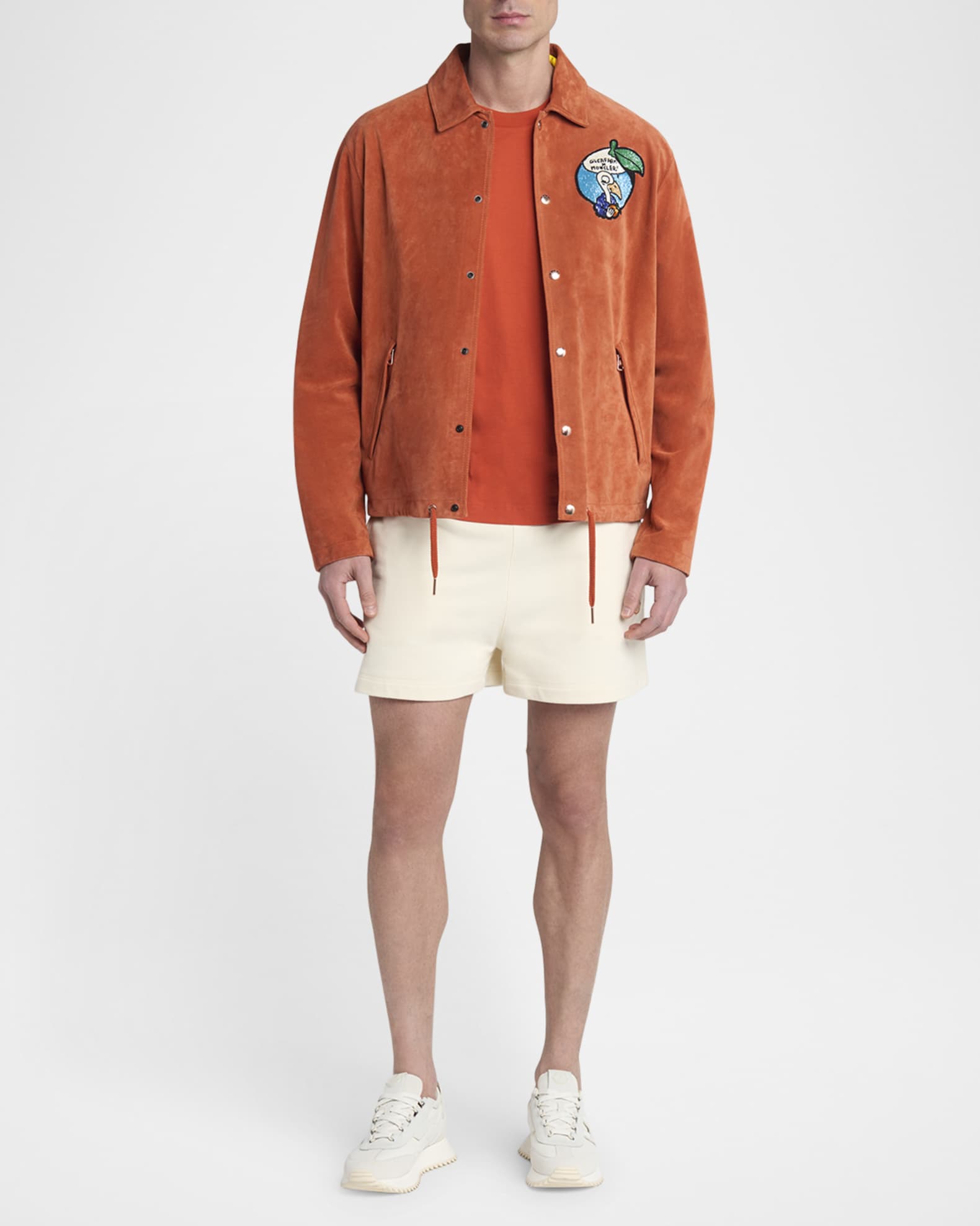 Moncler Genius x Gilga Farm by Donald Glover Men's Suede Navel