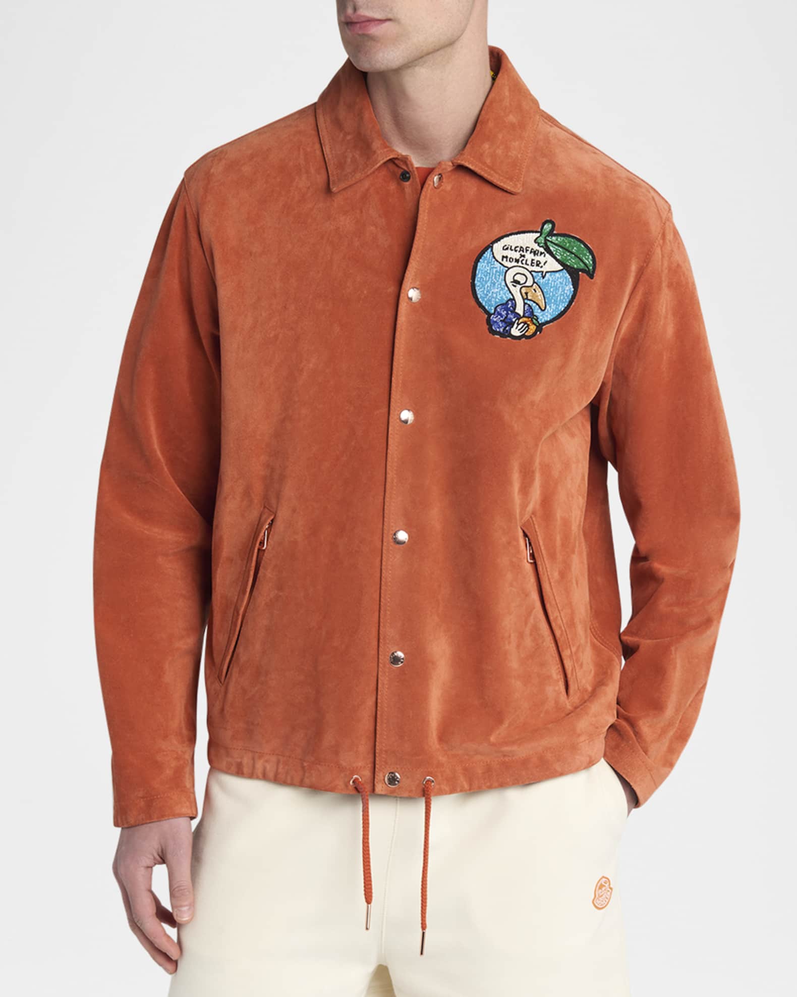 Moncler Genius x Gilga Farm by Donald Glover Men's Suede Navel