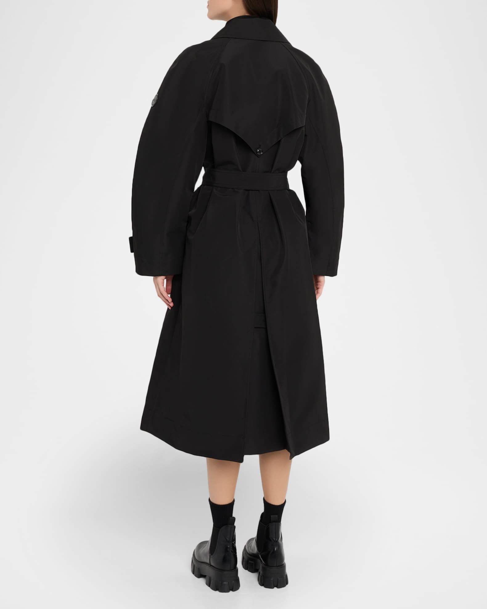 X EE72 Zake Double-Breasted Trench Coat main image 0