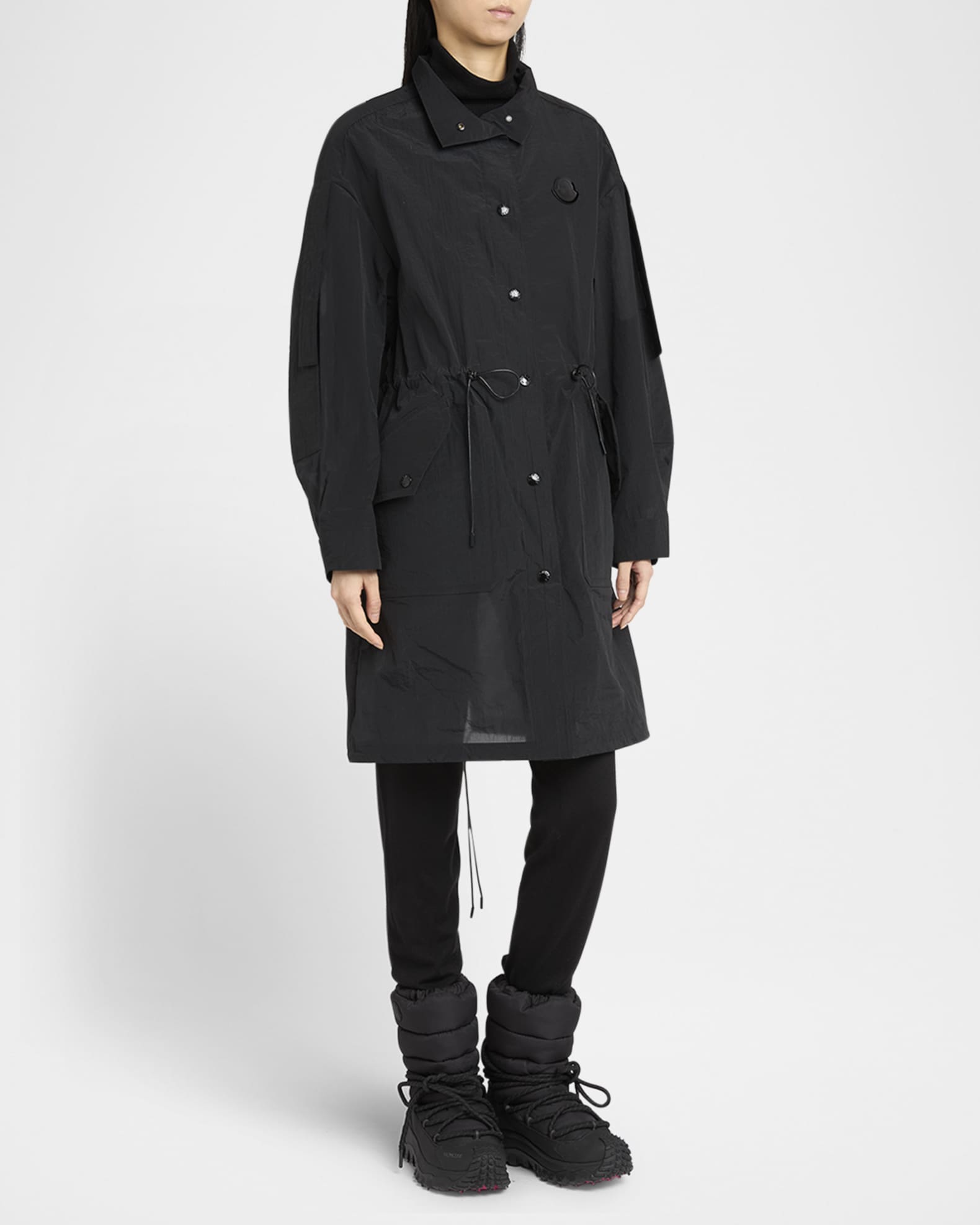 MONCLER RUTILICUS GUBROTTO ブラック 0 トレンチ MONCLER RUTILICUS GUBROTTO ブラック 0 トレンチ - メルカリ