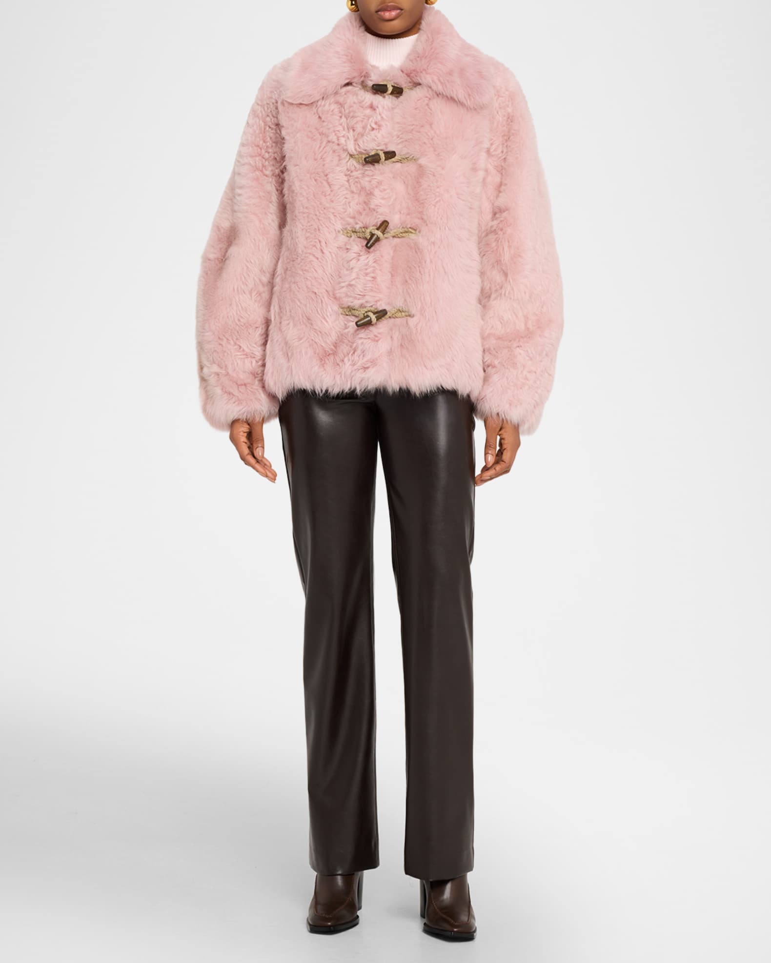 Moncler Grenoble Oisans Shearling Jacket | Neiman Marcus