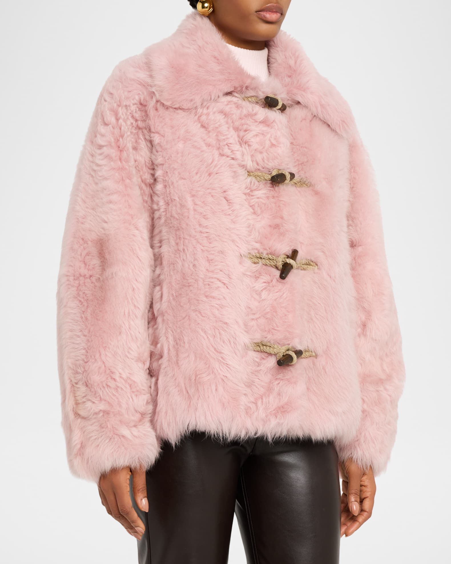Moncler Grenoble Oisans Shearling Jacket | Neiman Marcus
