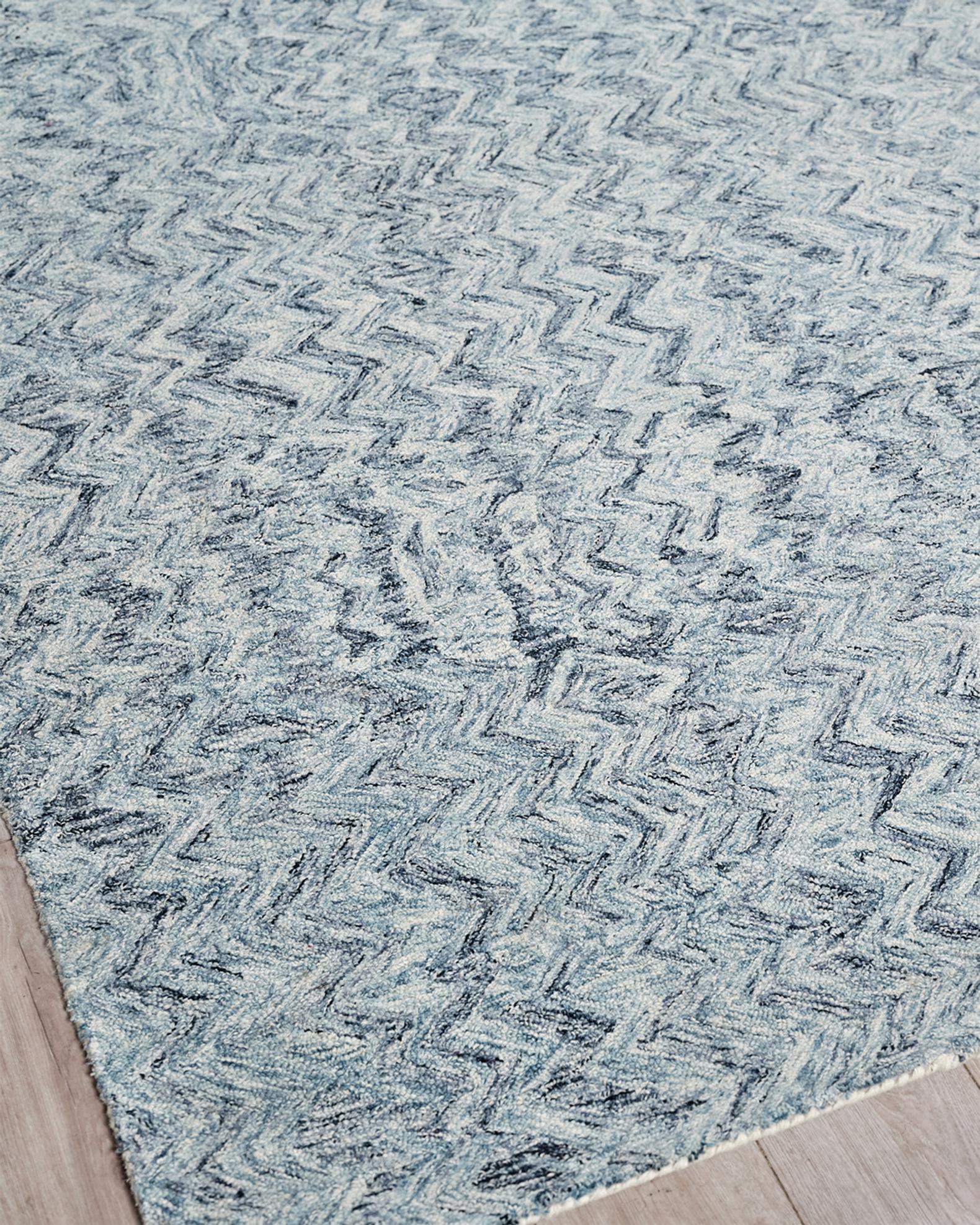 Exquisite Rugs Veneta Hand-Tufted Blue Rug, 9' x 12' | Neiman Marcus