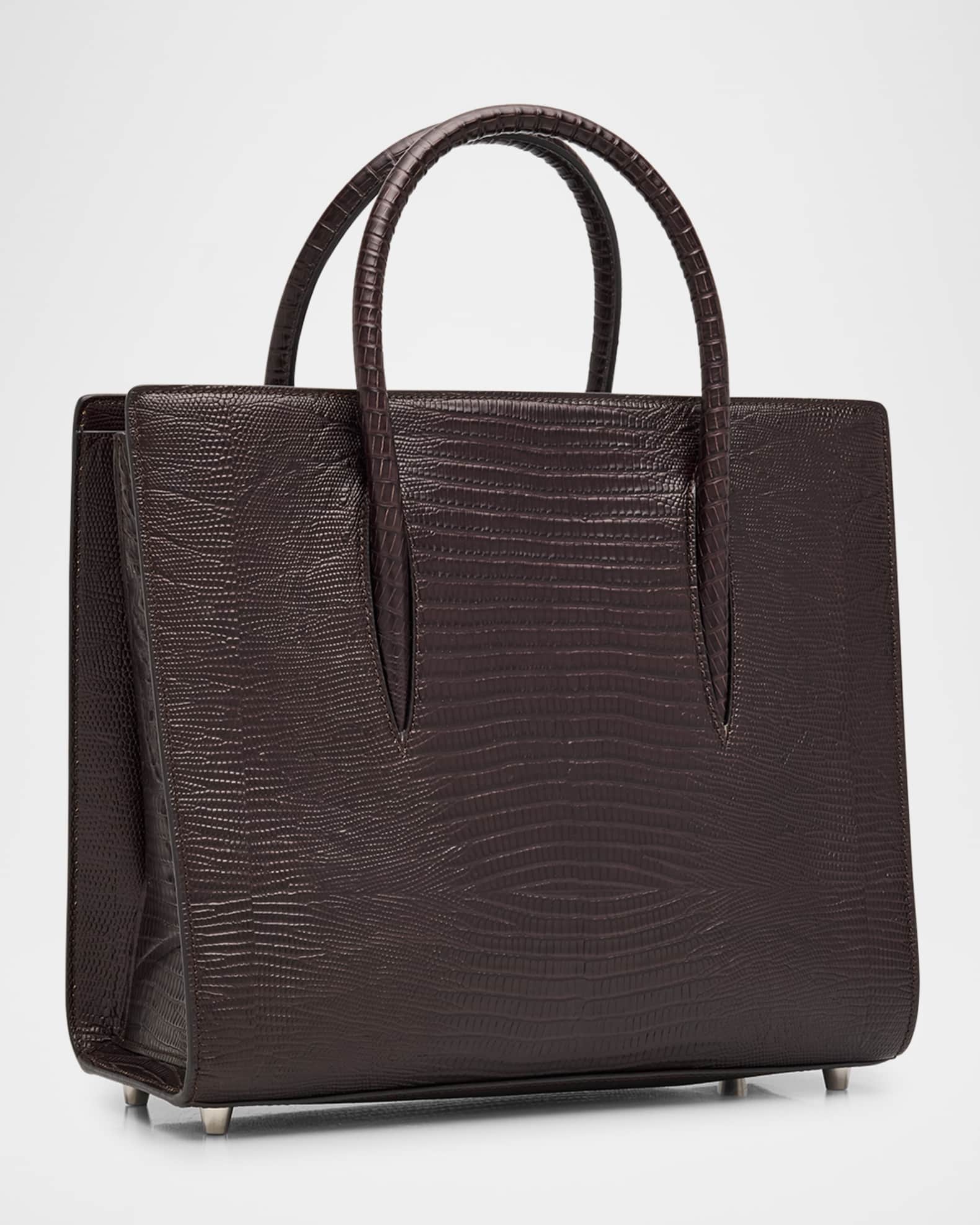 Christian Louboutin Paloma Medium Shoulder Bag in Lizard-Embossed