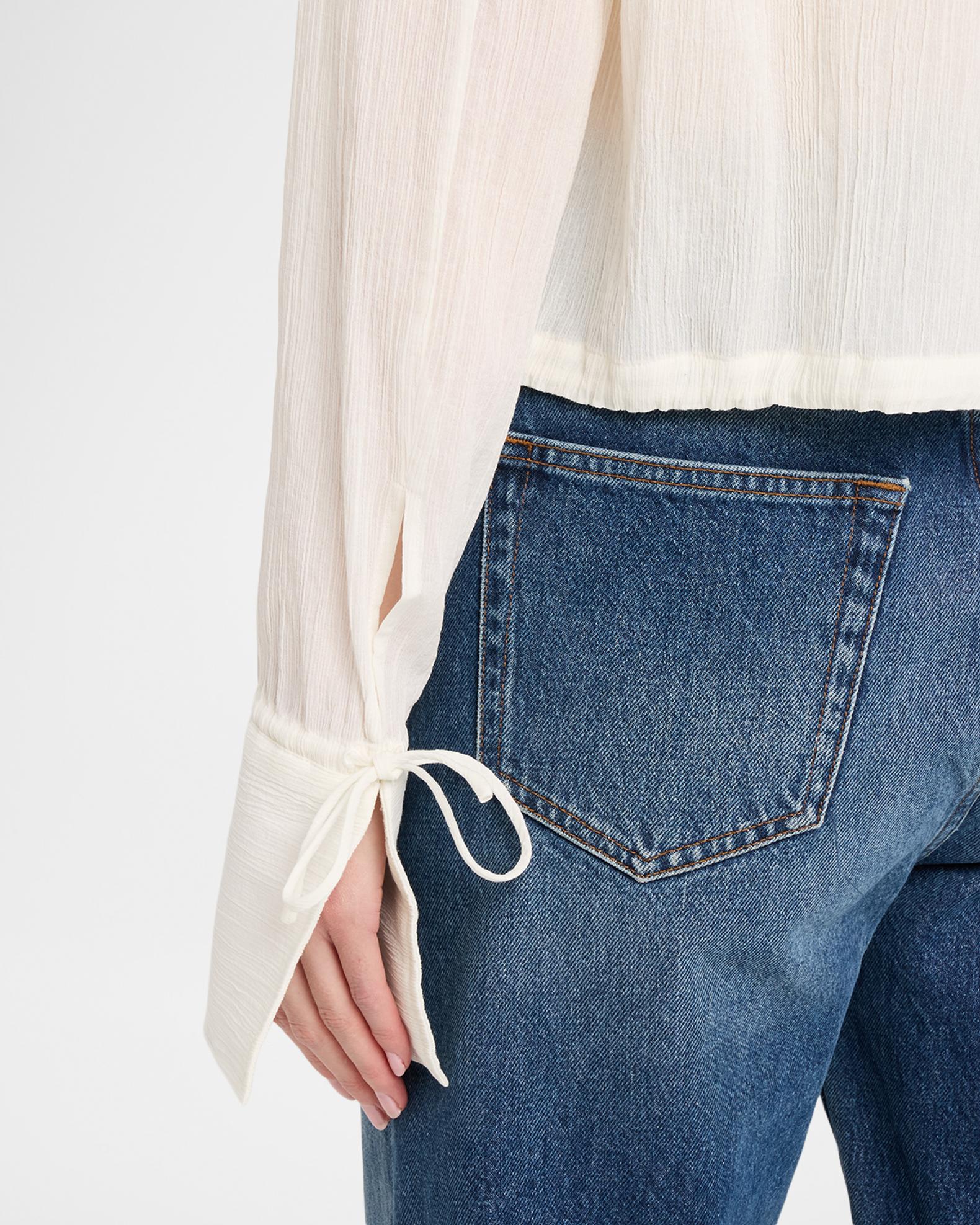 Toteme Drawstring Shirt | Neiman Marcus