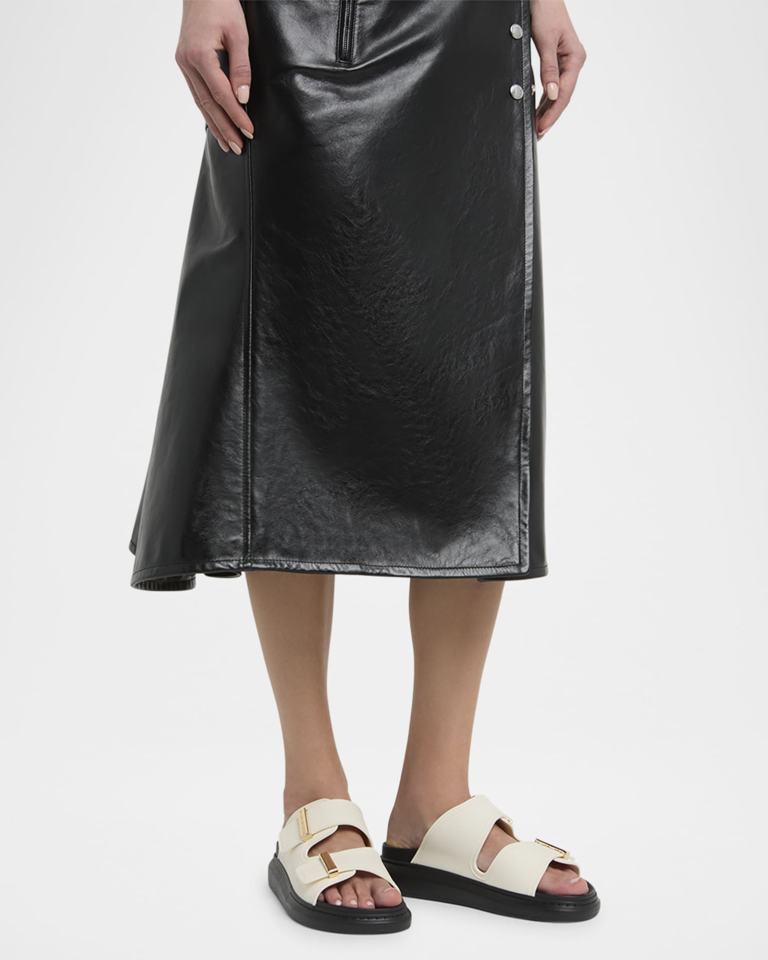 Double Band Slide Sandals 1