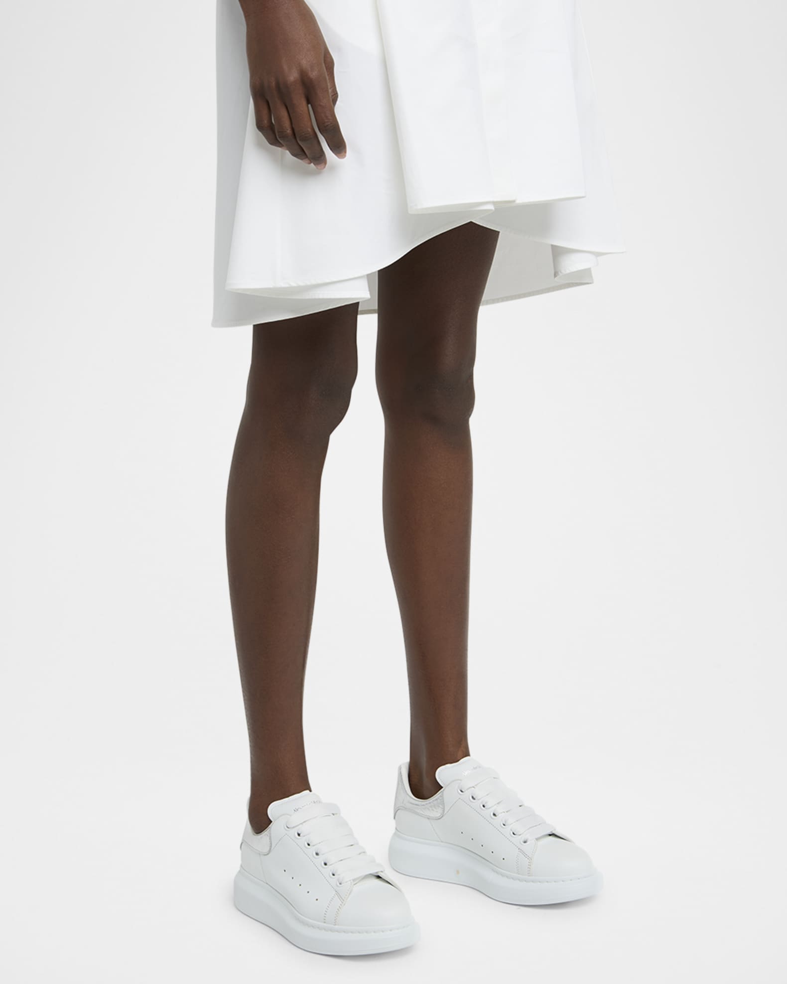 Oversized Metallic-Embossed Sneaker 1