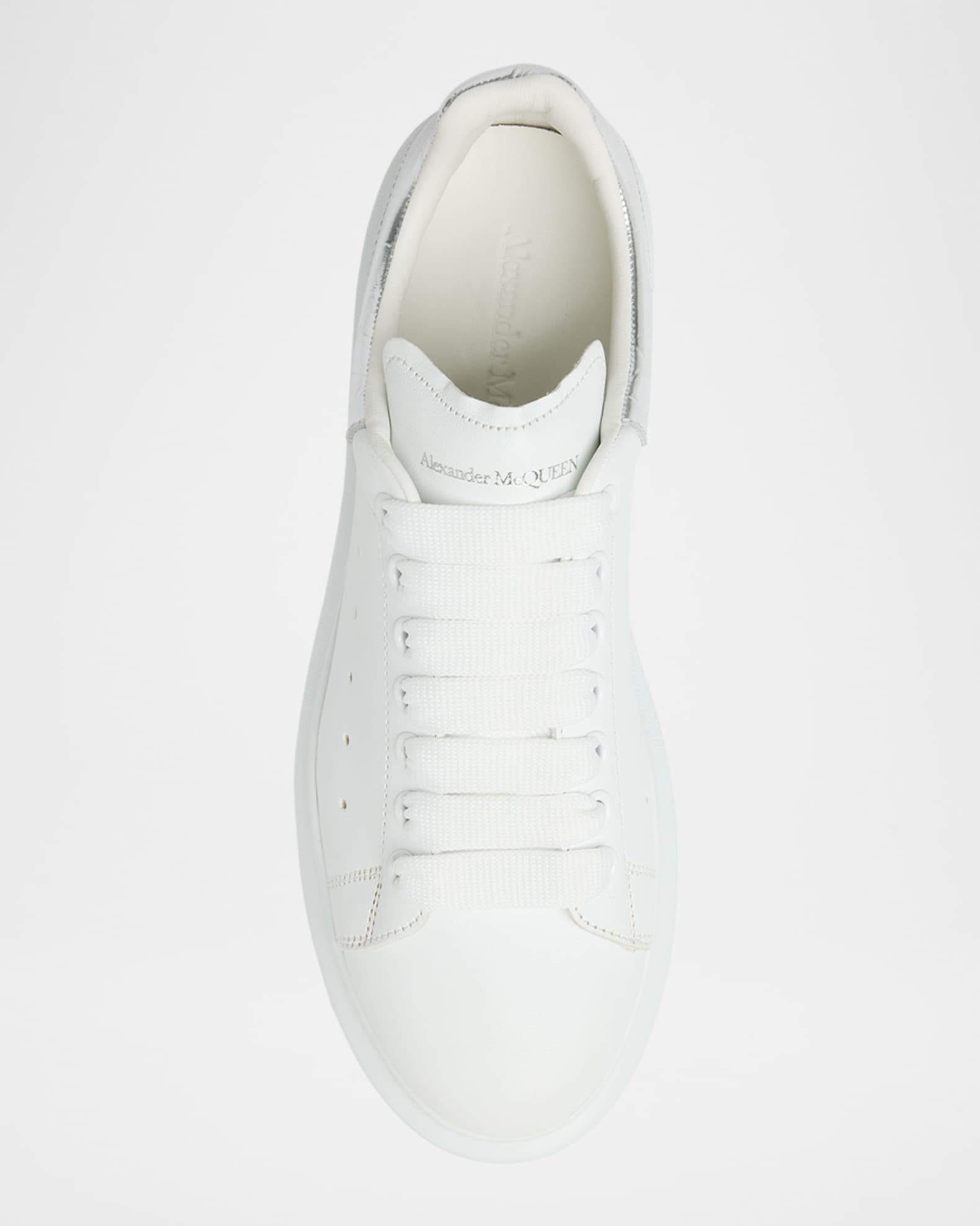 Oversized Metallic-Embossed Sneaker