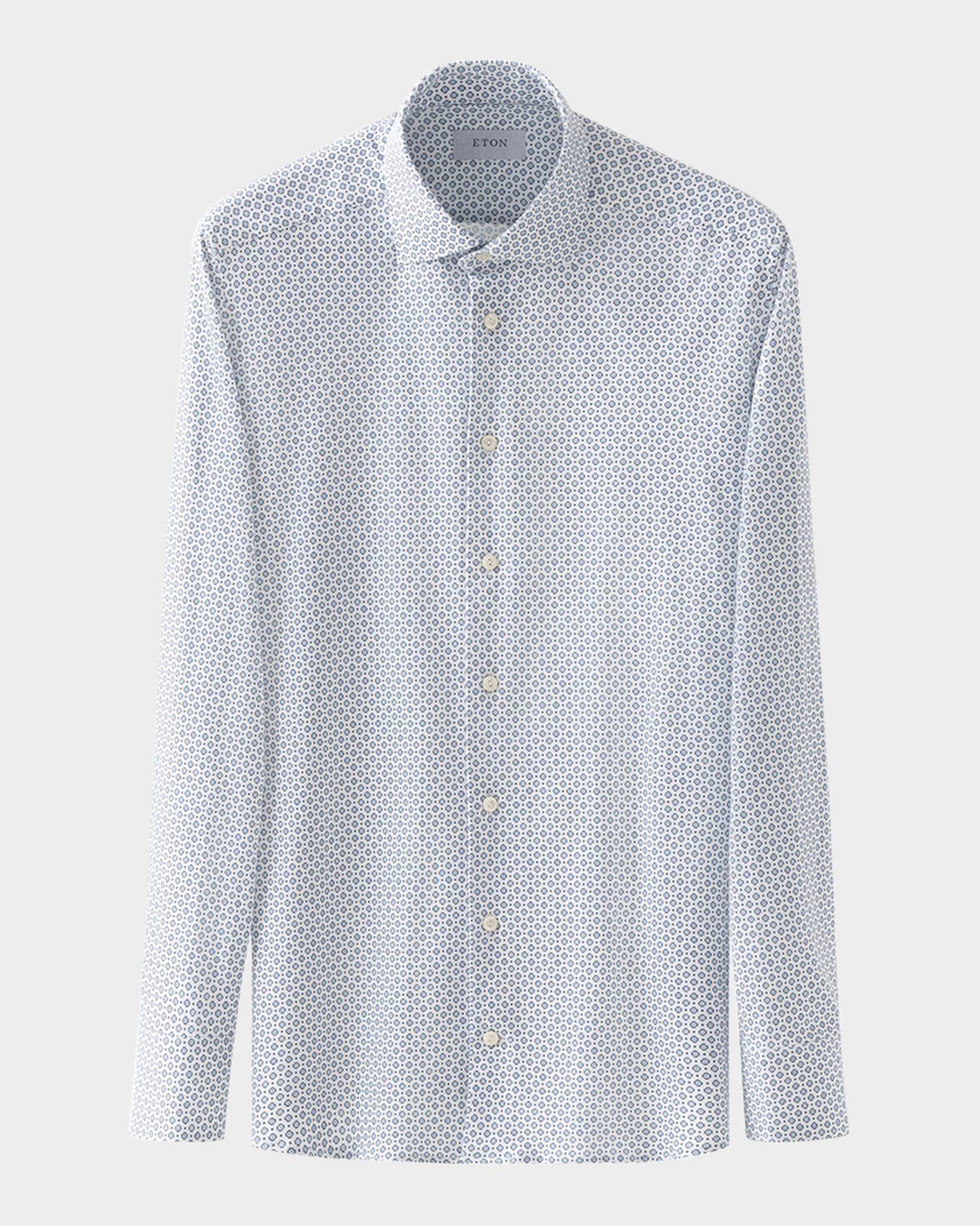 Men's 4Flex Slim-Fit Medallion-Print Sport Shirt 0