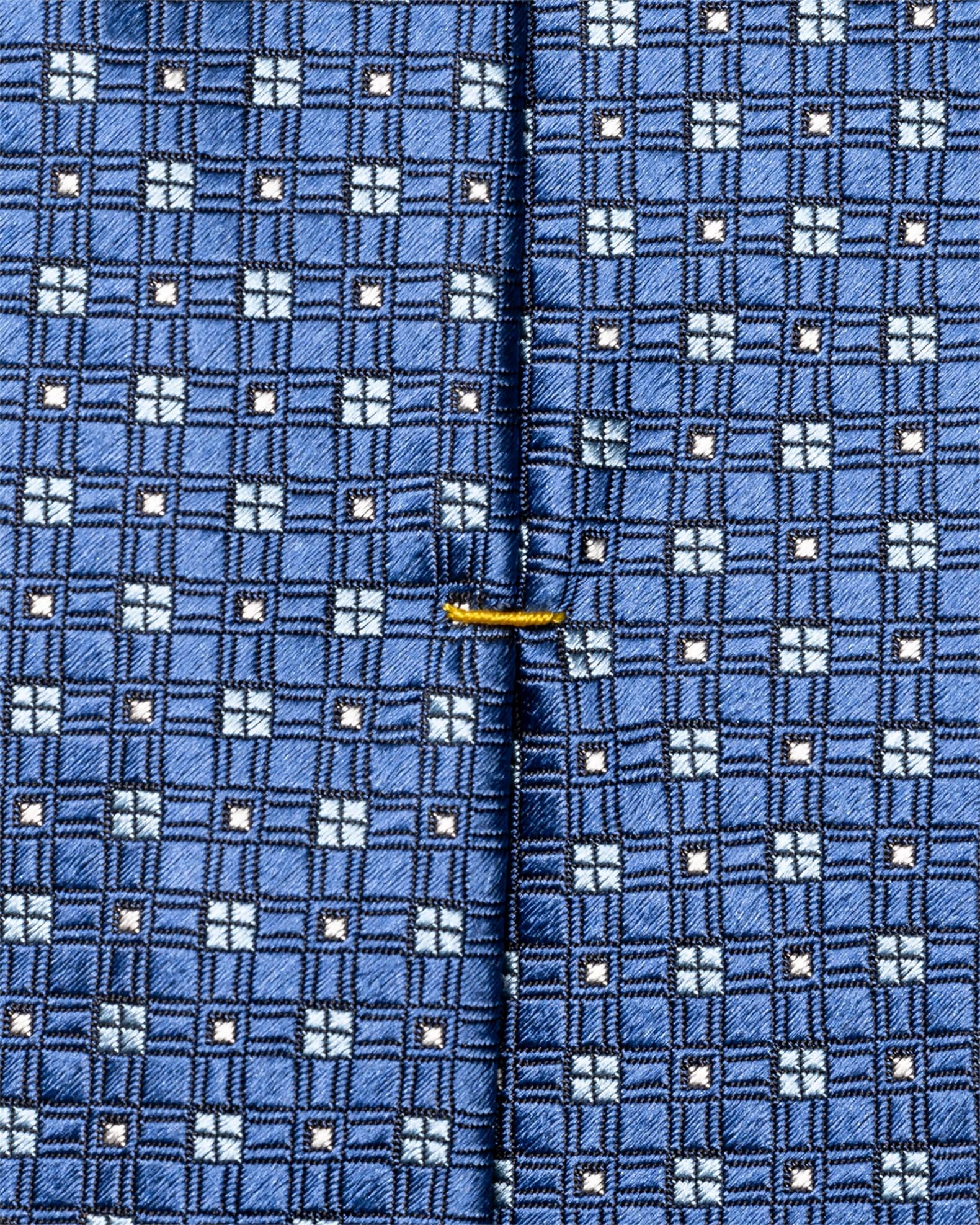 Men's Micro-Square Woven Silk Tie 1