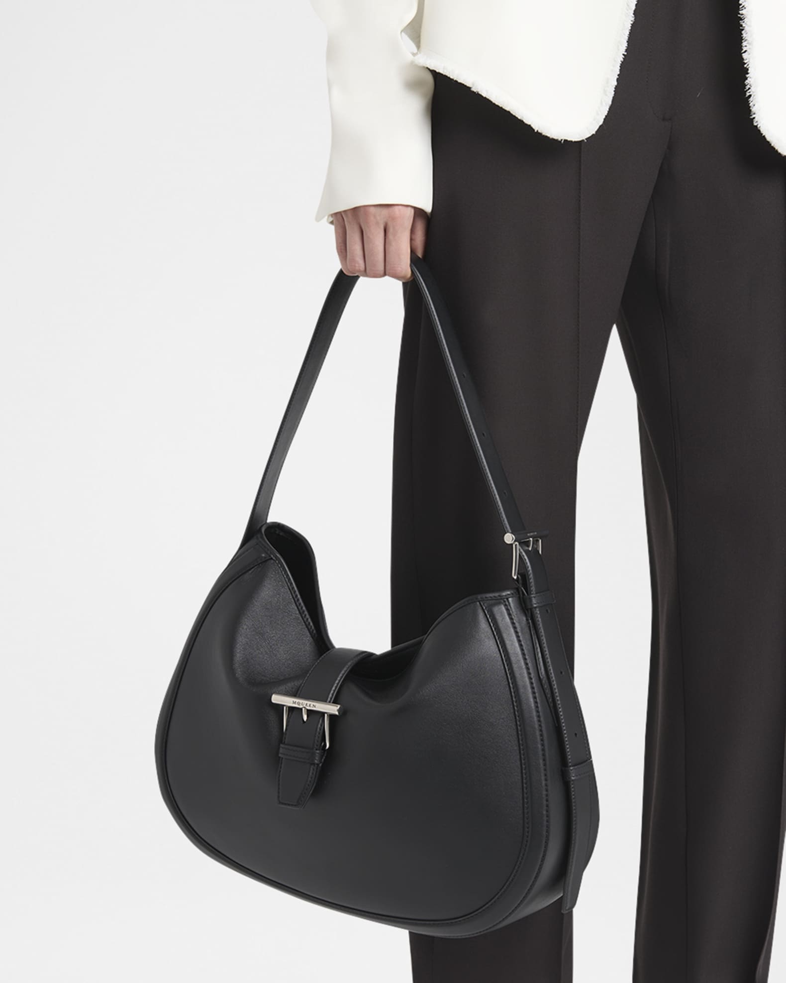 T-Bar Leather Shoulder Bag 1