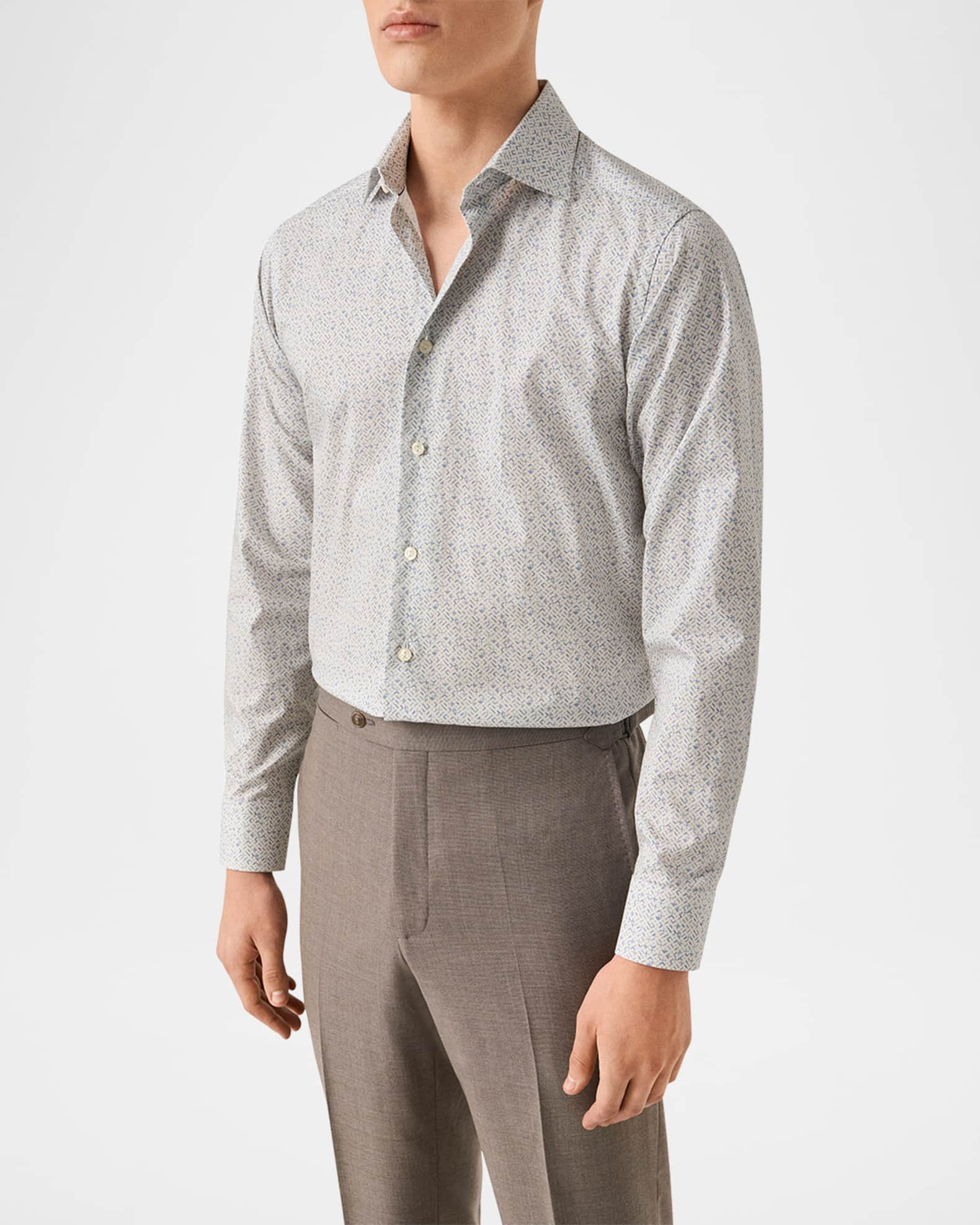 eton twill dress shirt Eton White Signature Twill Dress Shirt | Slim Fit