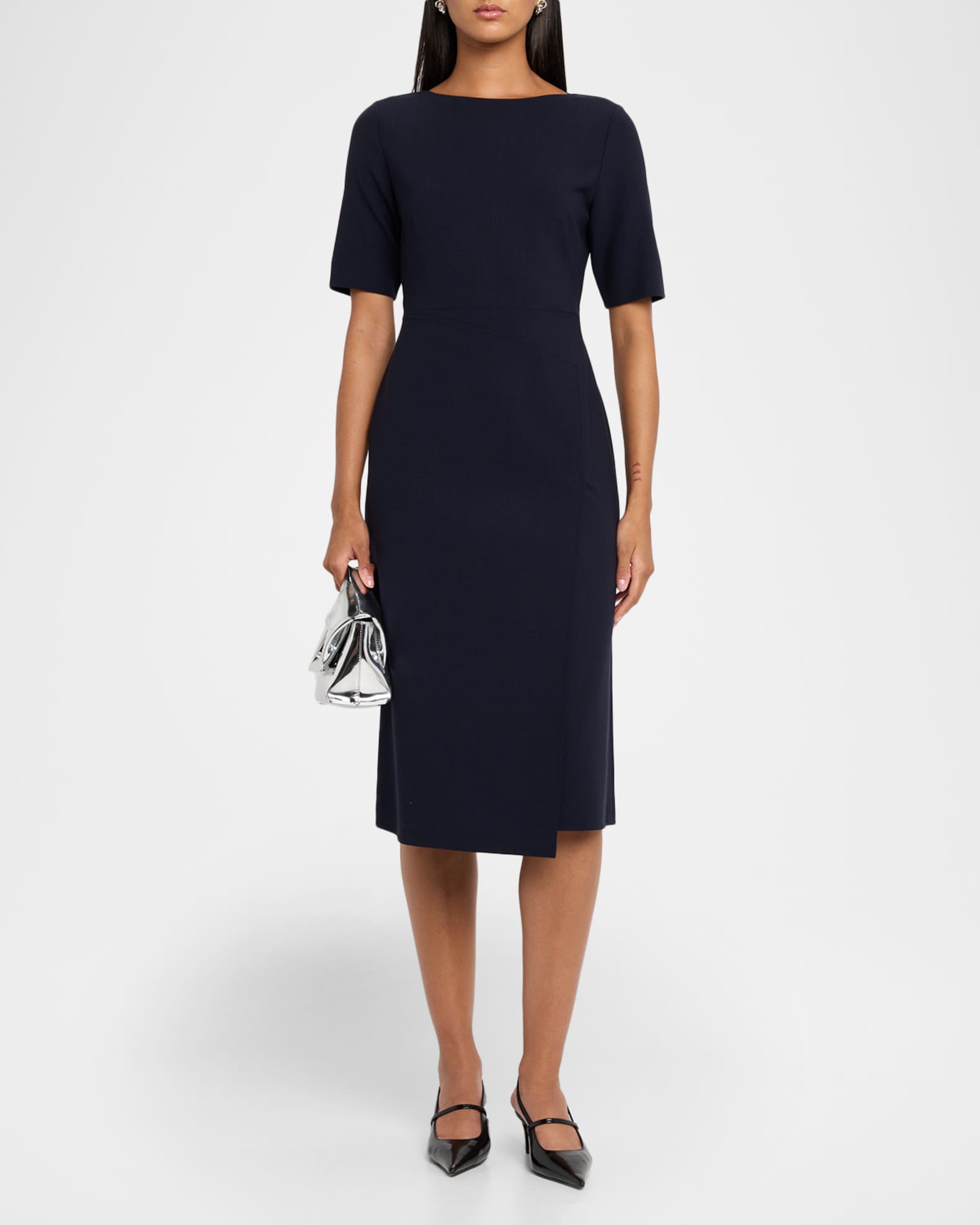 swf fitted midi dress Fitted Midi – S/W/F Boutique