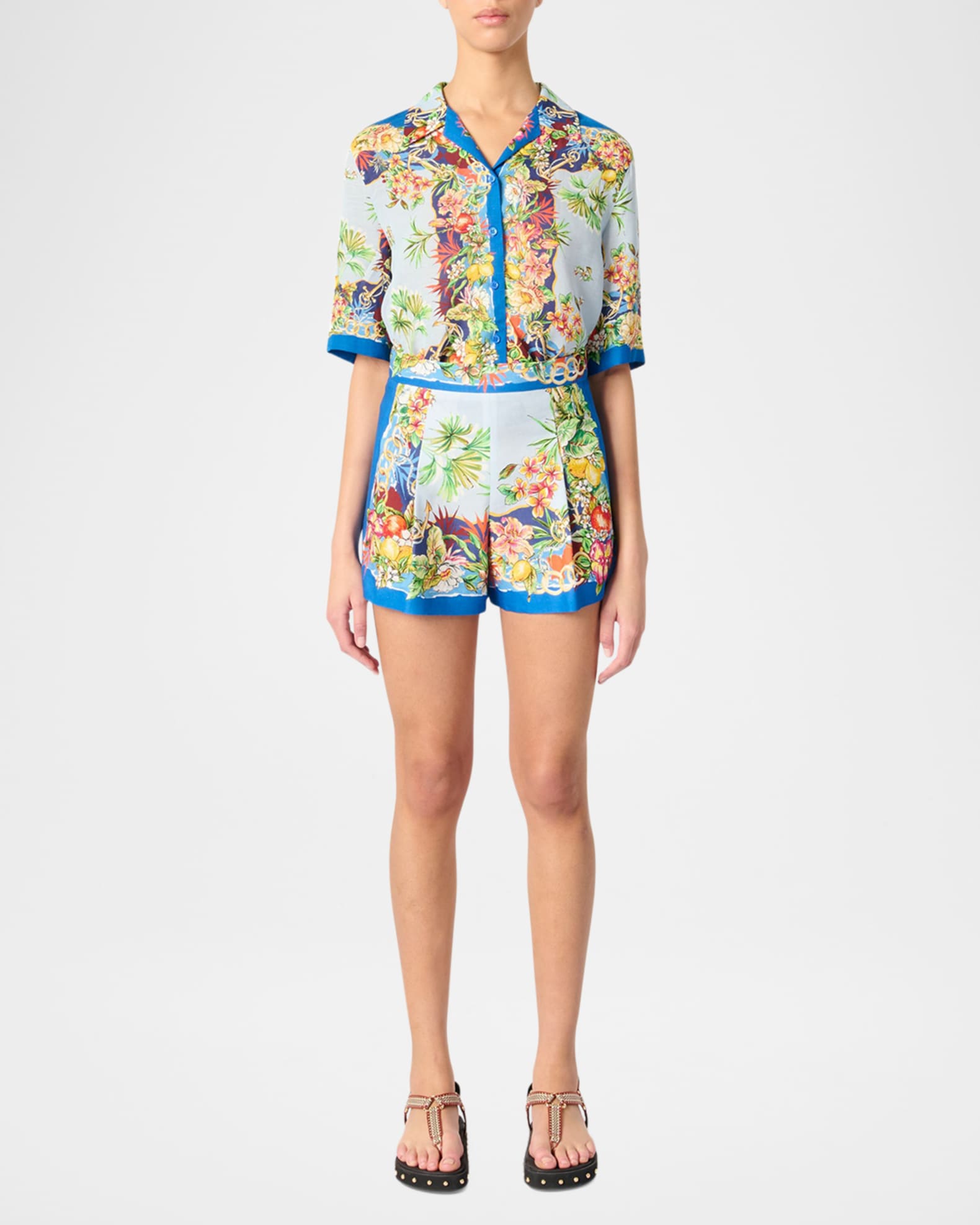 Ianzibi Pleated Shorts 1