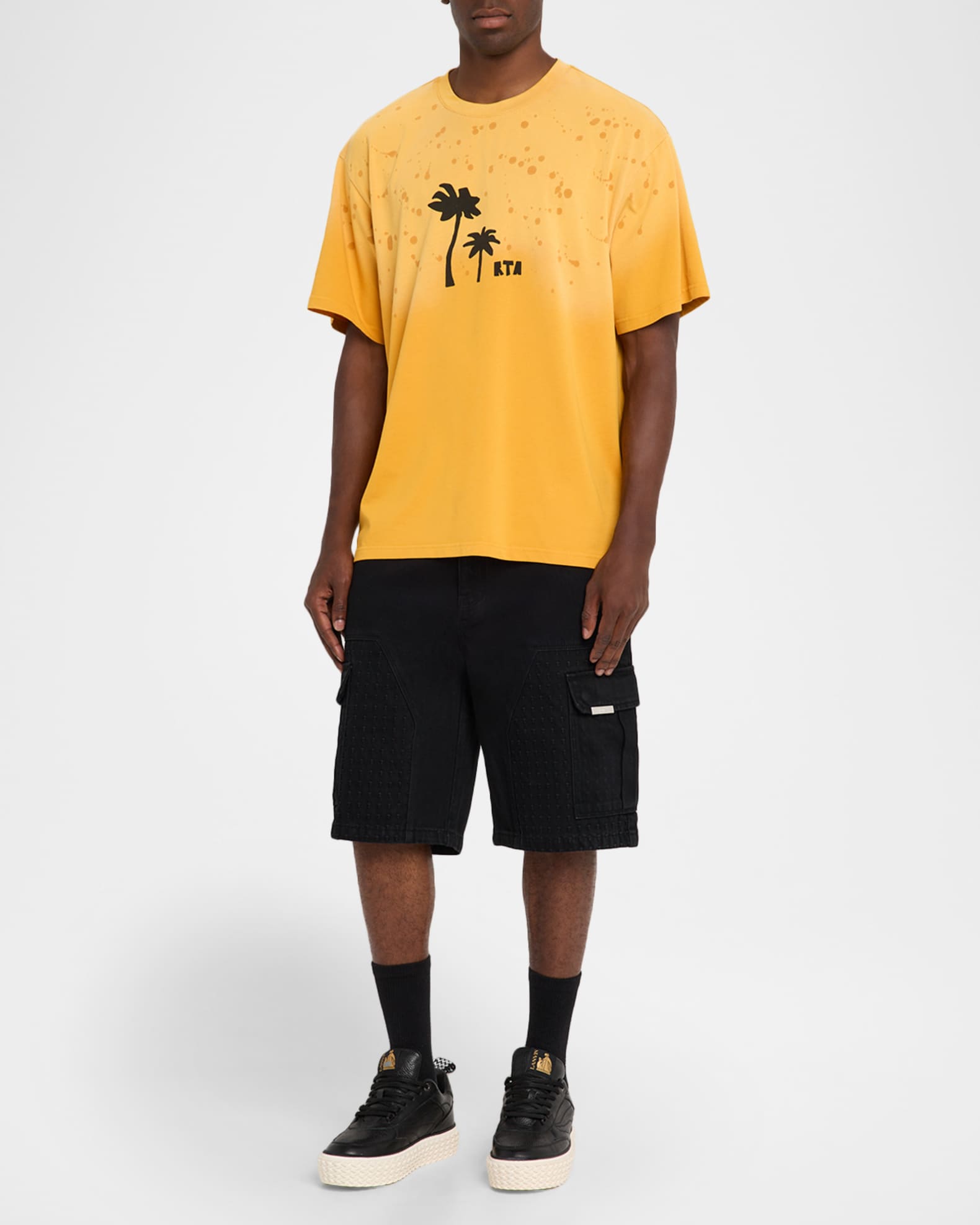 Men's Colin Degrade Palm Logo Graphic T-Shirt 1