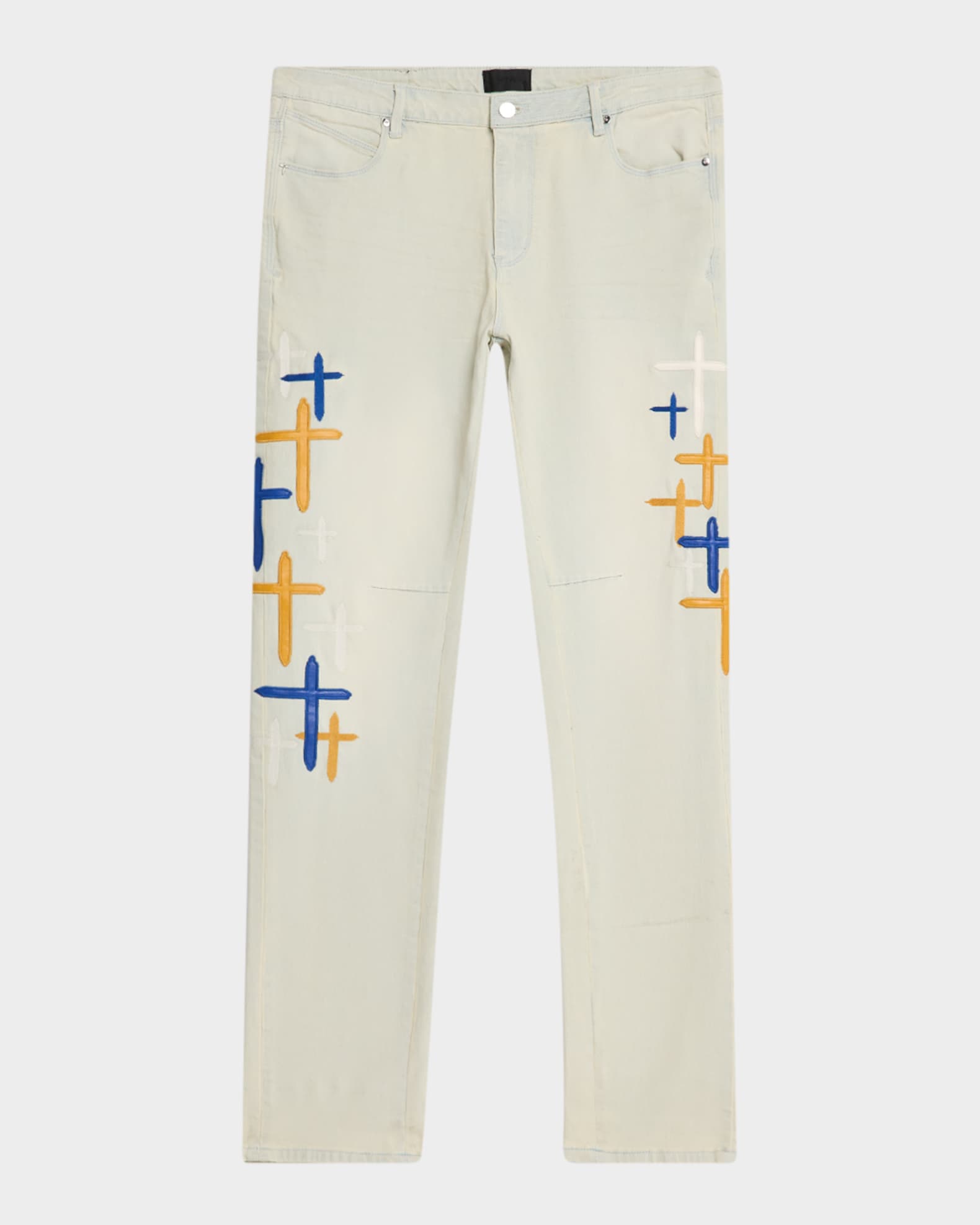 Men's Bryant Embroidered Skinny Jeans 0