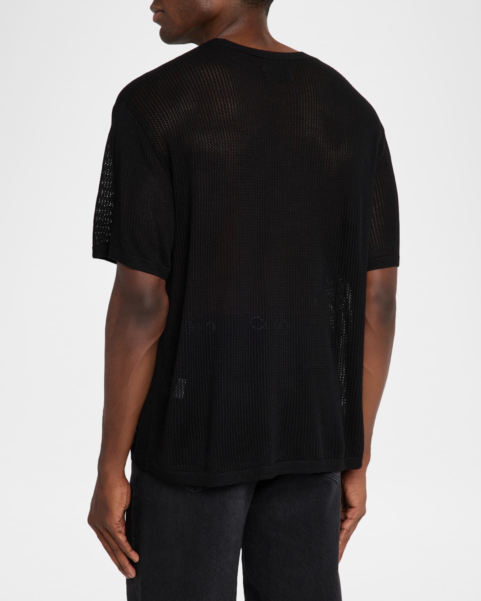 Men's Ian Short-Sleeve Mesh Logo T-Shirt  1