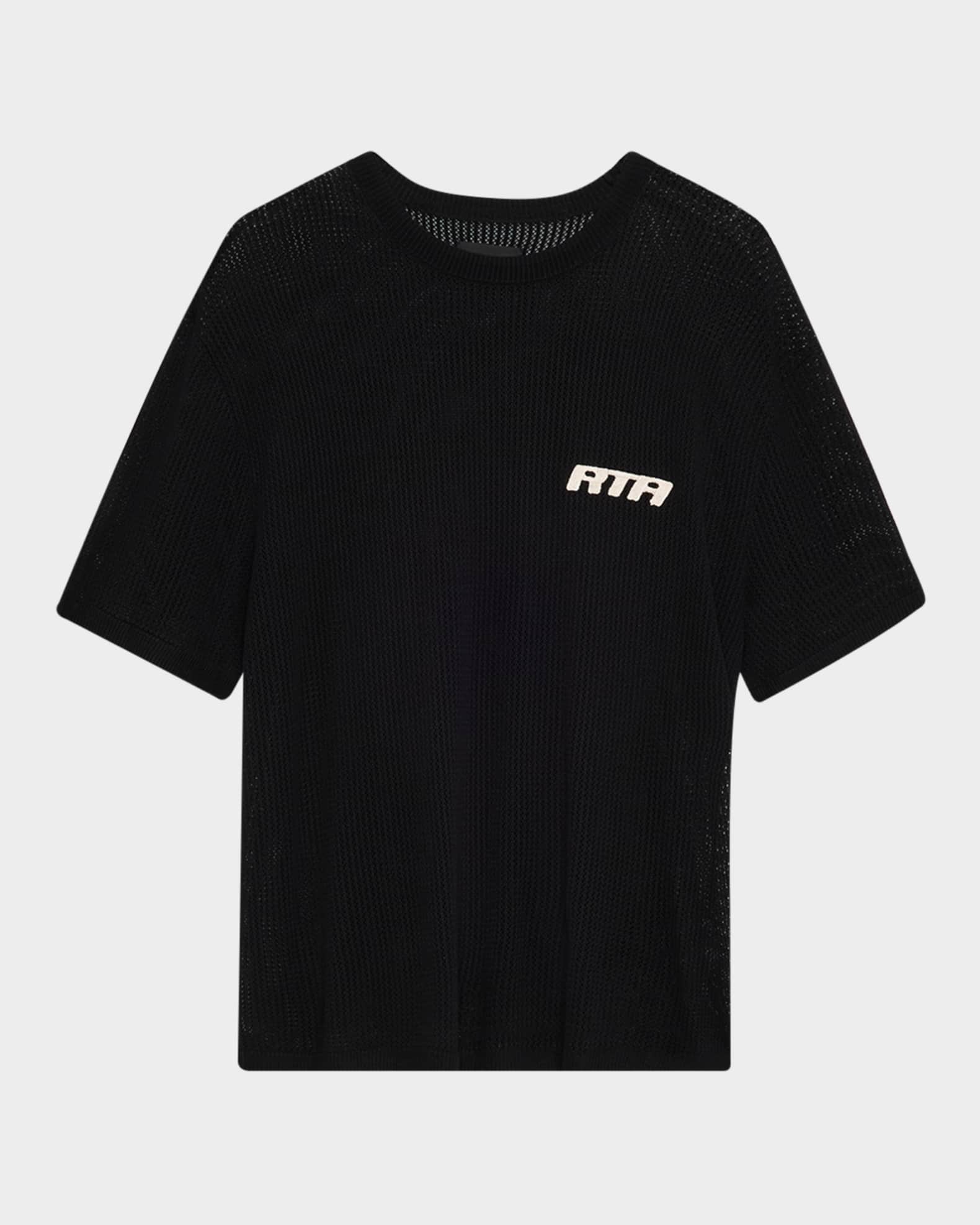 Men's Ian Short-Sleeve Mesh Logo T-Shirt  0