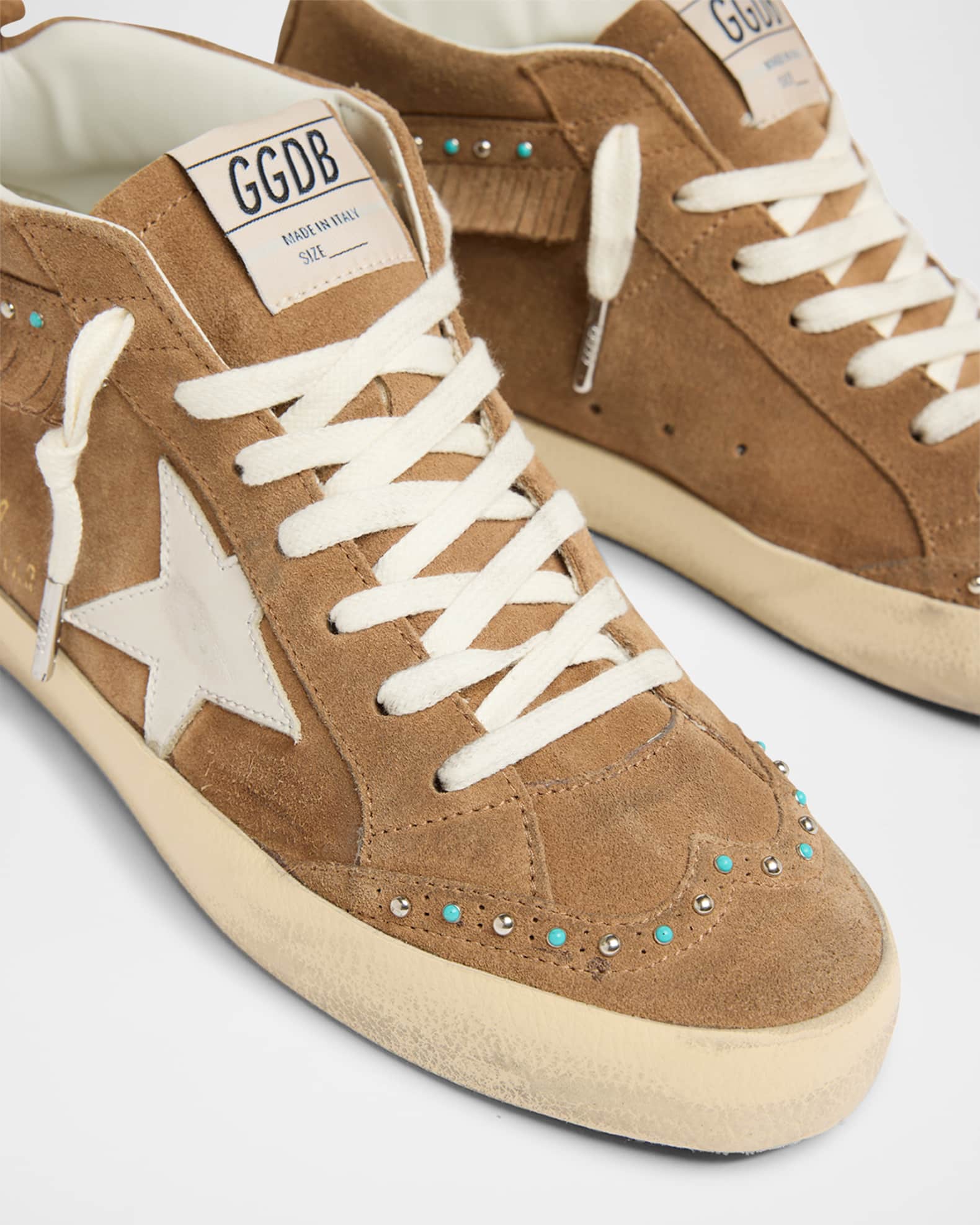 スニーカー Golden  Mid Star Classic Suede Sneakers Golden Goose Mid Star Classic – FabFindsbySarah