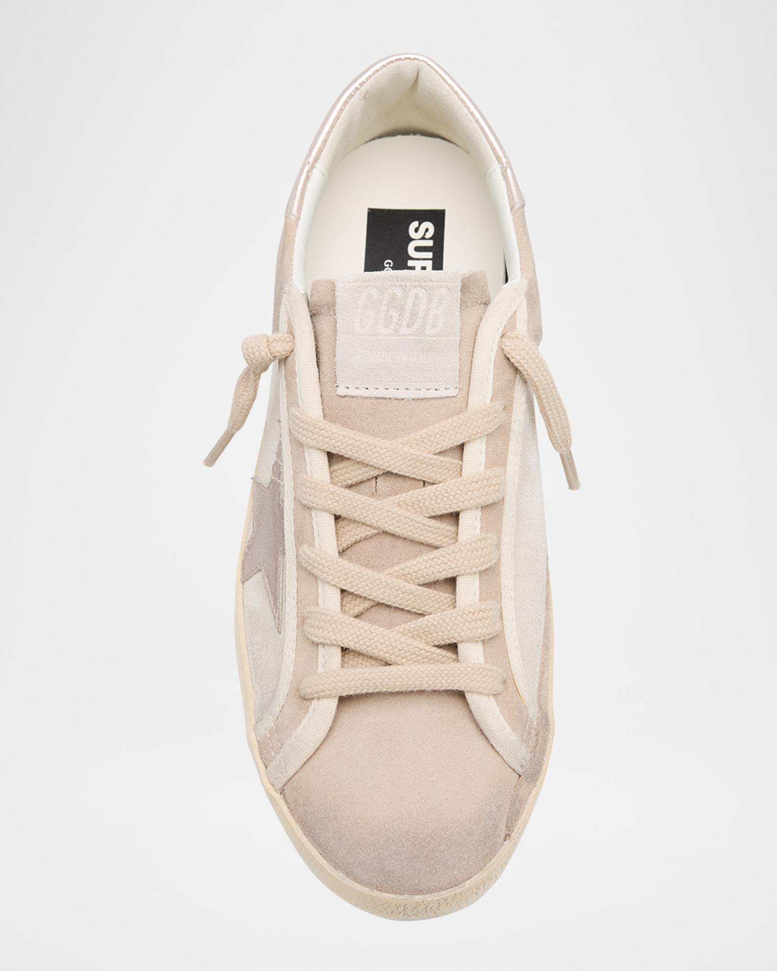 Golden Goose Super-Star Mixed Leather Low-Top Sneakers | Neiman Marcus