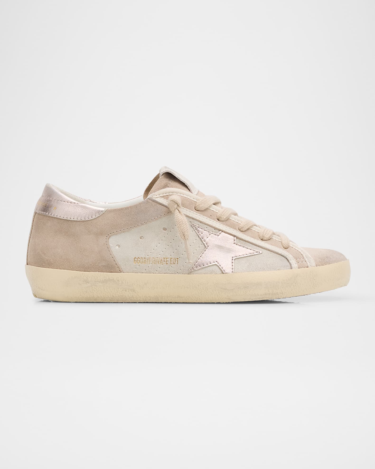 Superstar Mixed Leather Low-Top Sneakers 0