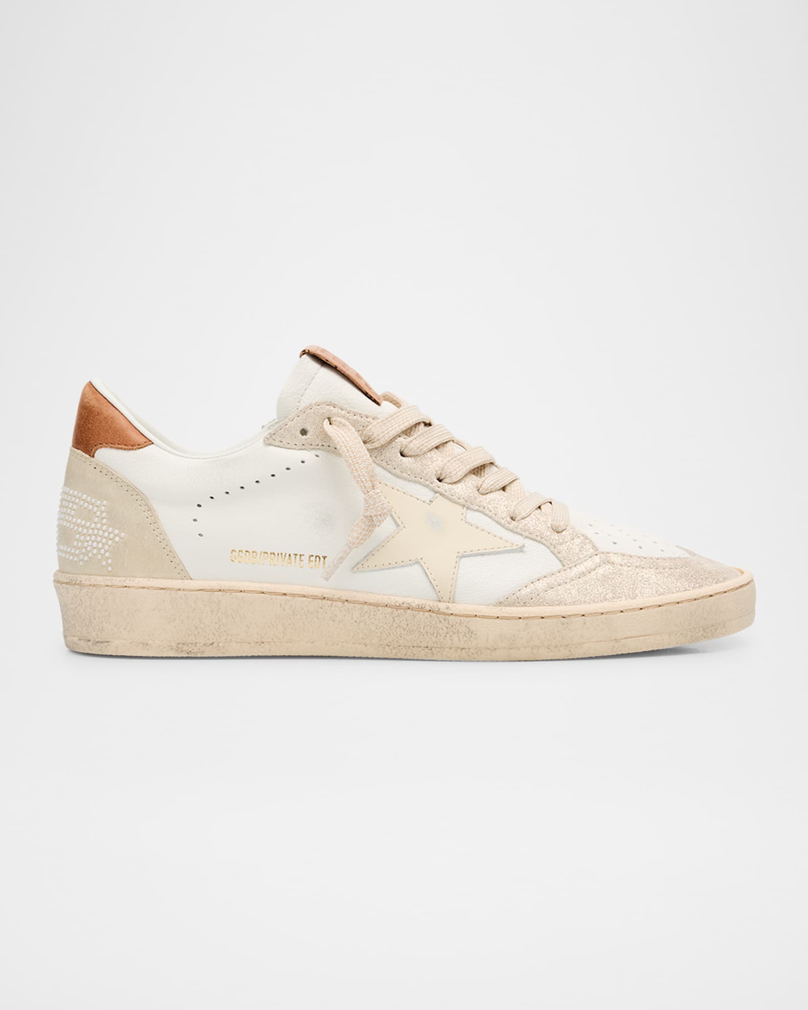 Ballstar Pearly Glitter Low-Top Sneakers 0