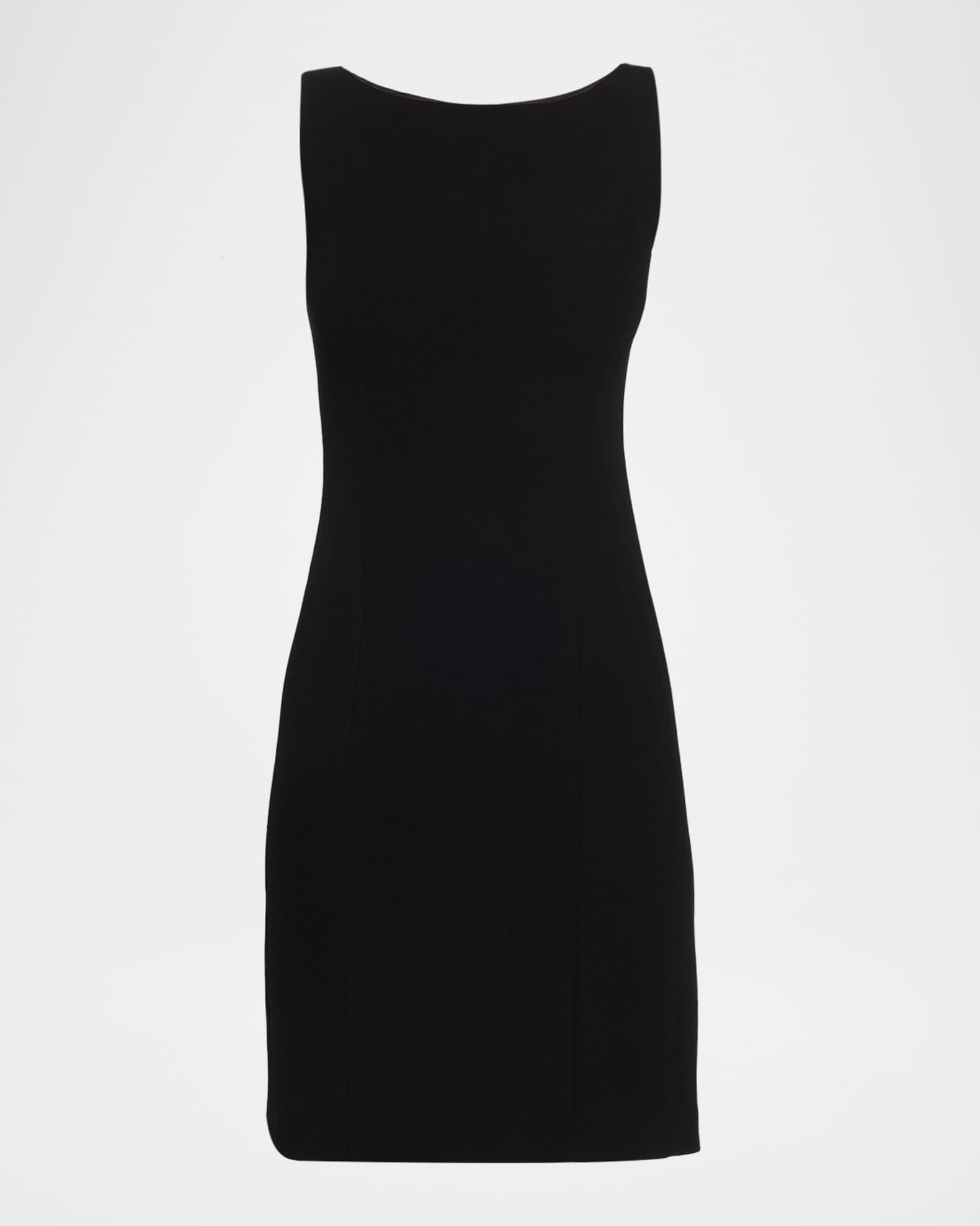 Sleeveless High-Neck Waffle Dress 0