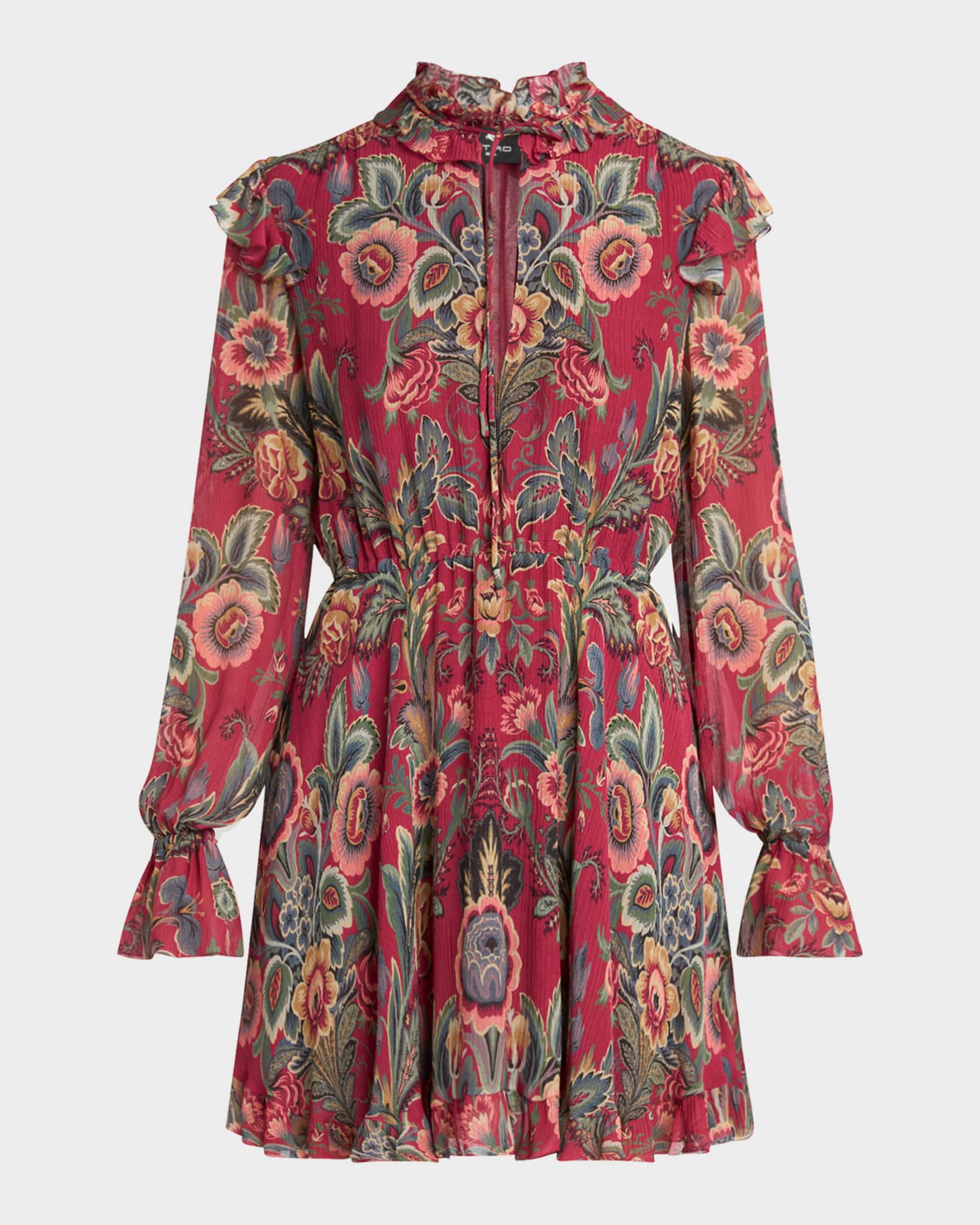 chinese dress ladies Abito Long Sleeve Dress With Slit main image 0