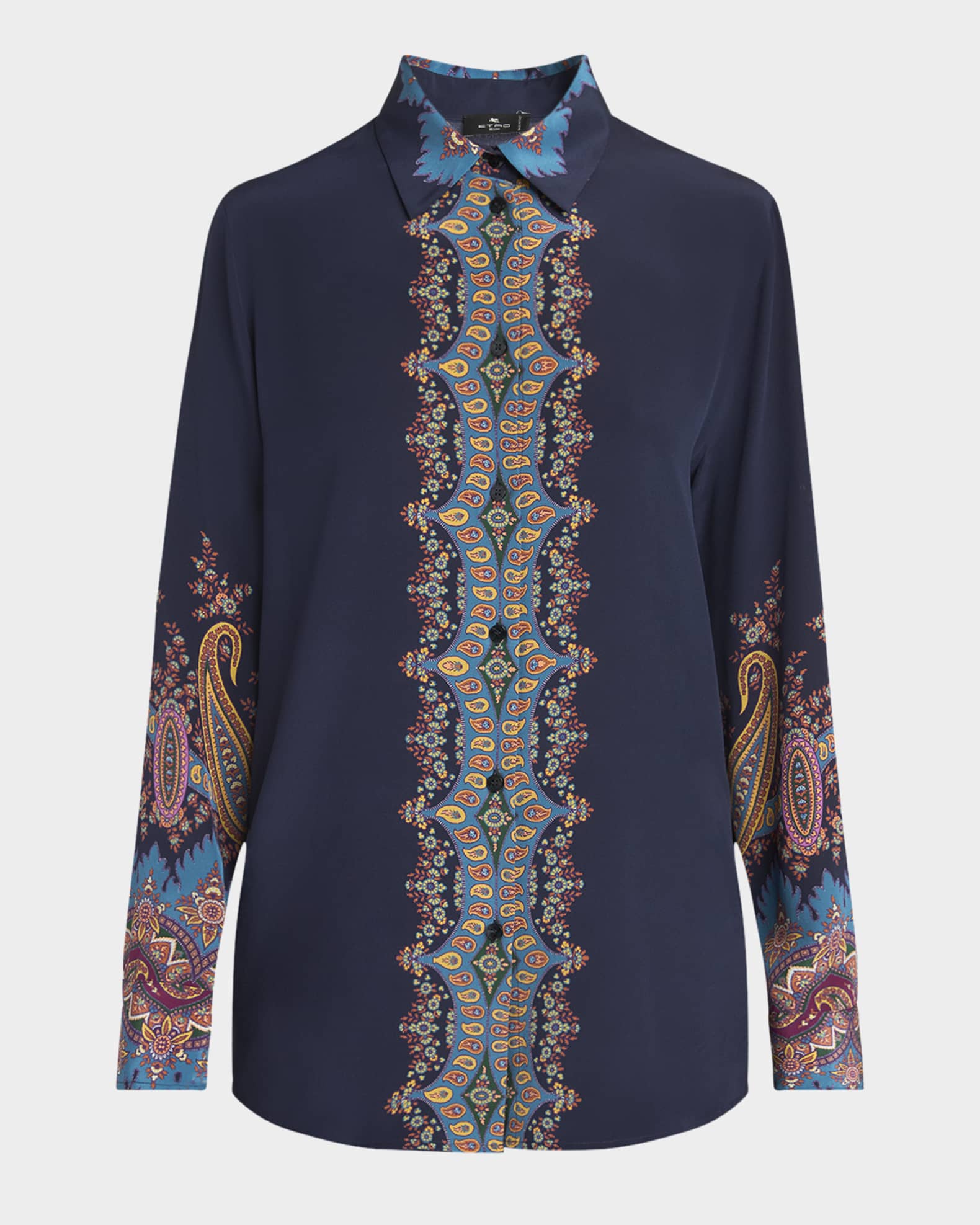 Tシャツ・カットソー ETRO Silk shirt Etro Silk shirt with short sleeves | Men's Clothing | Vitkac