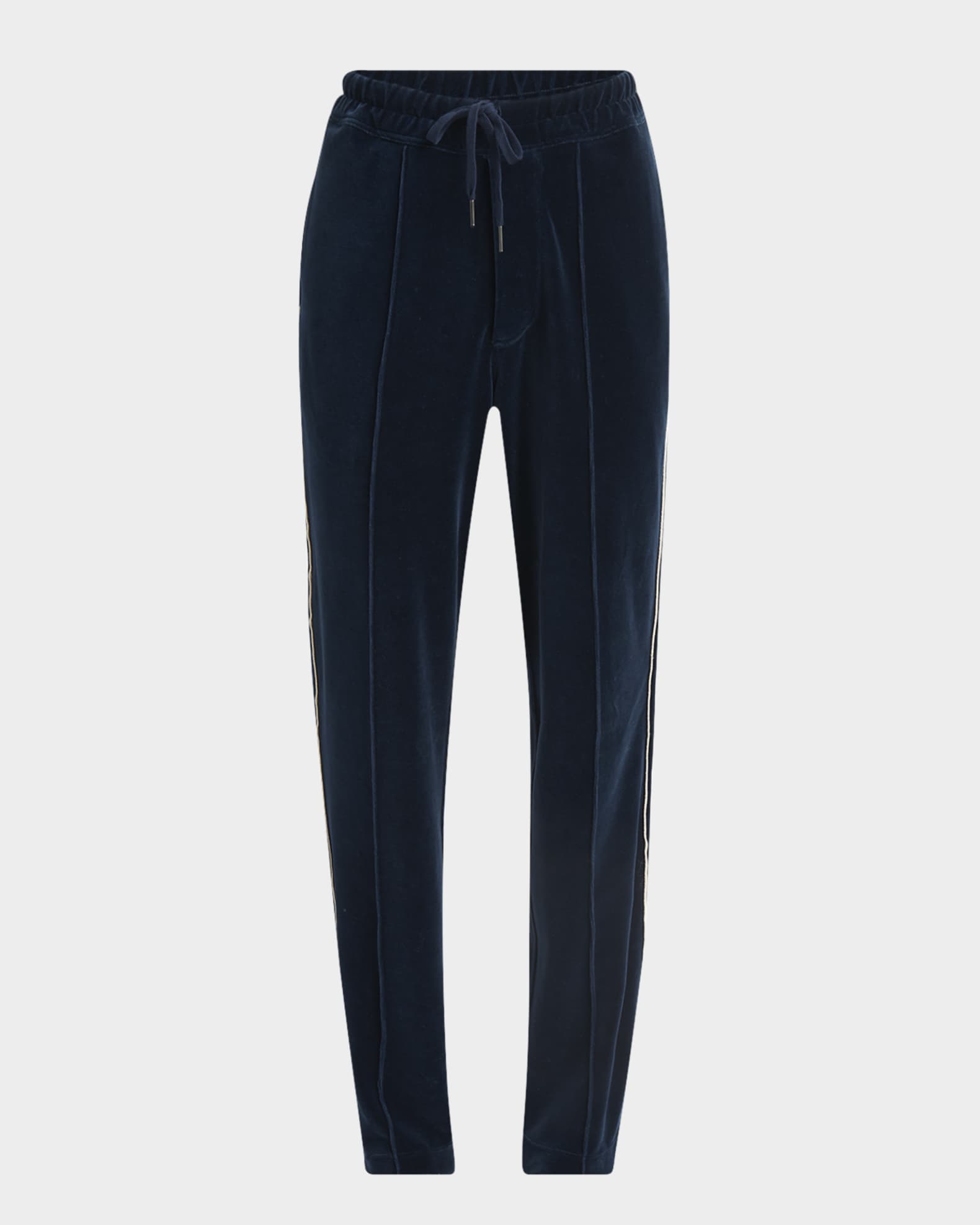 Men's Velour Piped Sweatpants 0
