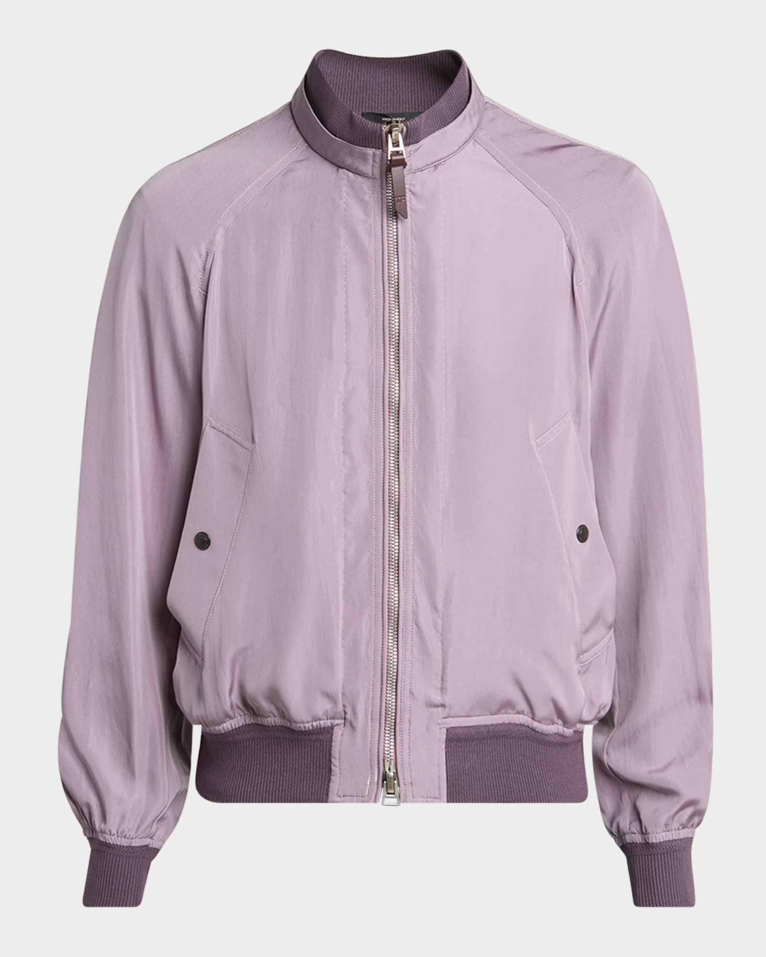 【関税＆送料込み】Tom Ford Knitted Jacket TOM FORD Men's Silk Taffeta Knit Bomber Jacket | Neiman Marcus