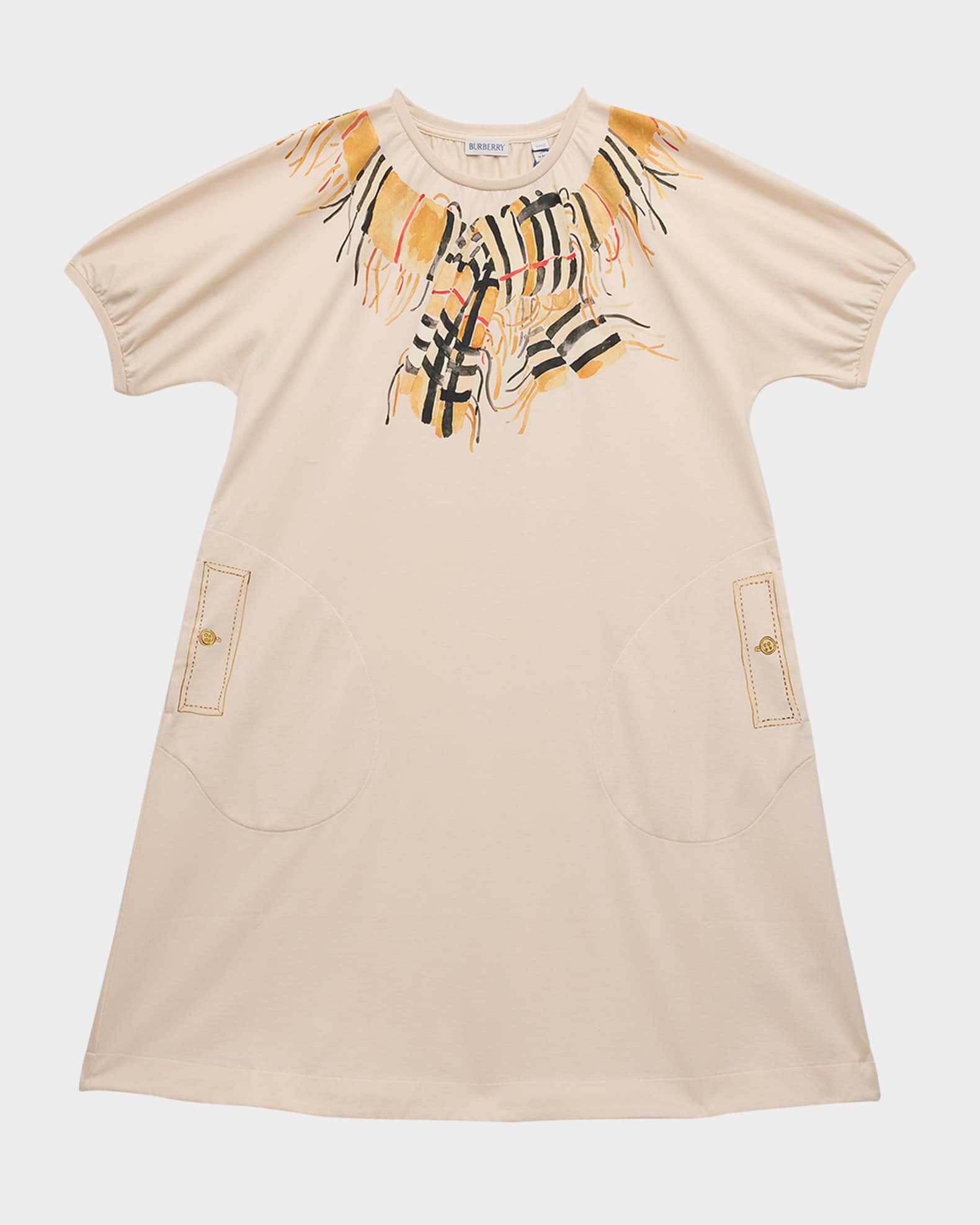 Girl's Gladys Cotton Jersey Dress, Size 3-14 0