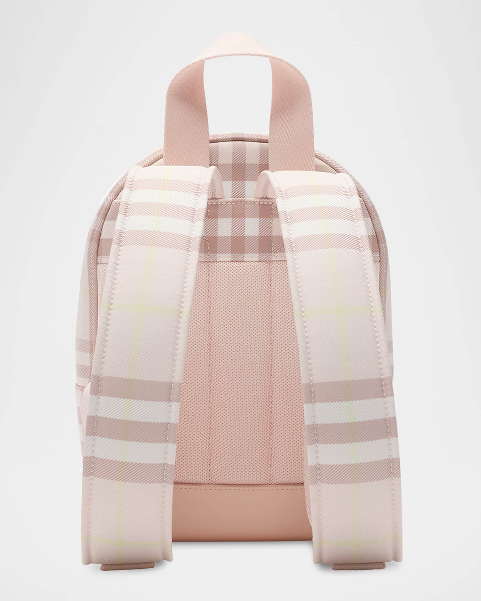 BURBERRY ピンク バックパック Burberry Kid's Huey Small Check Backpack | Neiman Marcus