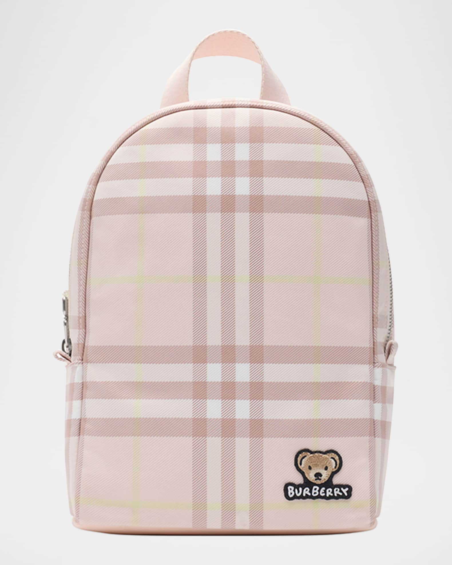 Kid's Huey Small Check Backpack 0